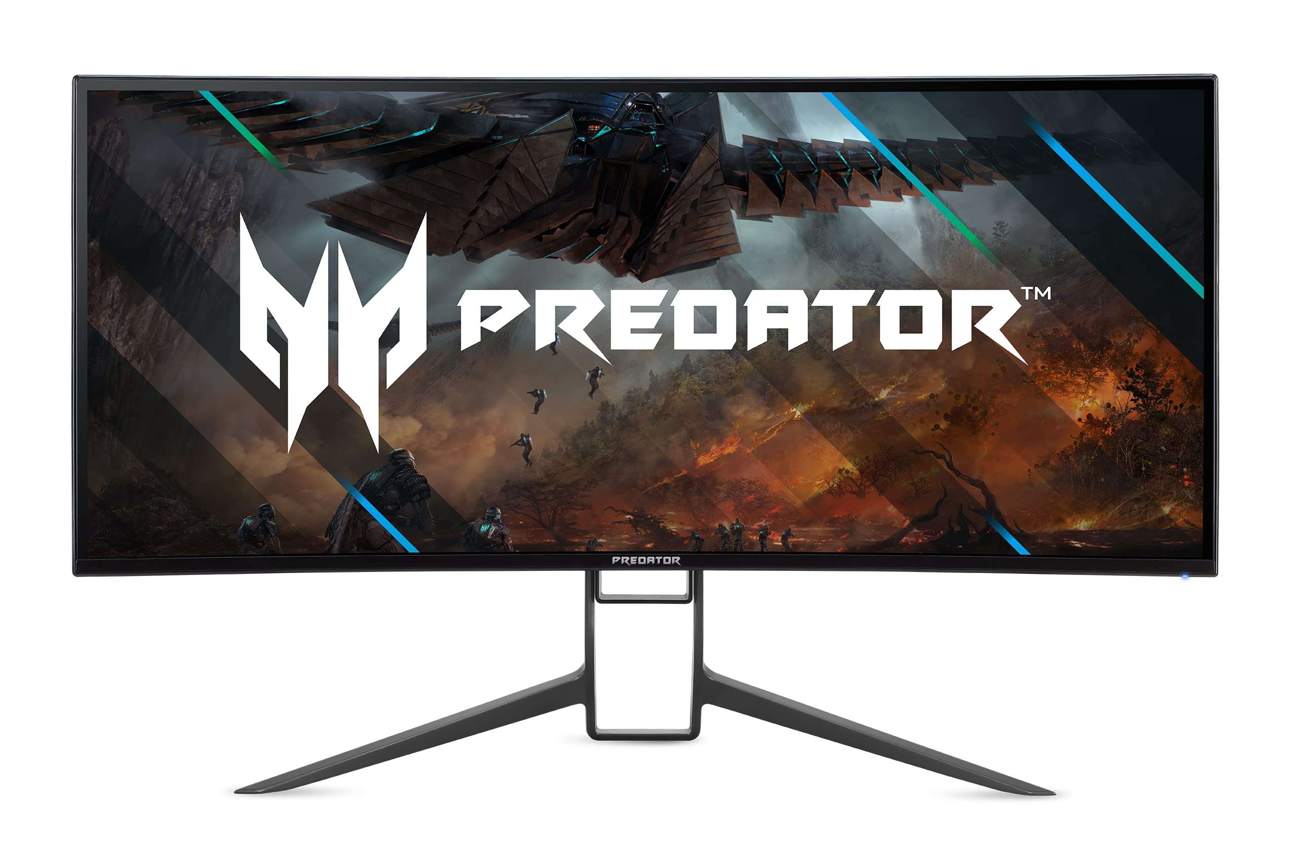 Acer Predator X34GS 1900R Ultrawide 21:9 Curved 34"/86.4 cm QHD 3440 x 1440 Pixels LED Gaming Monitor | NVIDIA G-SYNC | 180Hz Refresh Rate I DCI-P3 98% I HDR 400 | 2 x DP, 2 x HDMI, USB Type-C, Black 1
