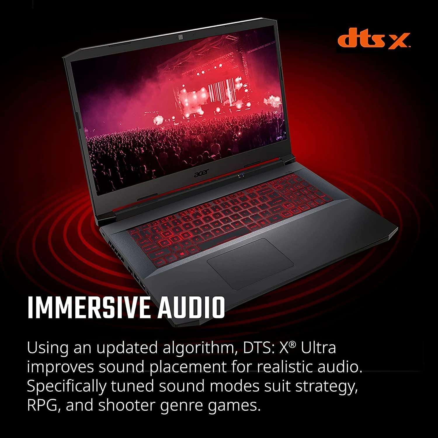 Acer 2022 Newest Nitro 5 Gaming Laptop, 15.6" FHD 144Hz IPS-Display, Intel Core i7-11800H, NVIDIA GeForce RTX 3050 Ti, 16GB DDR4, 1TB SSD, Backlit KB, Killer Wi-Fi 6, Windows 11, Black 4