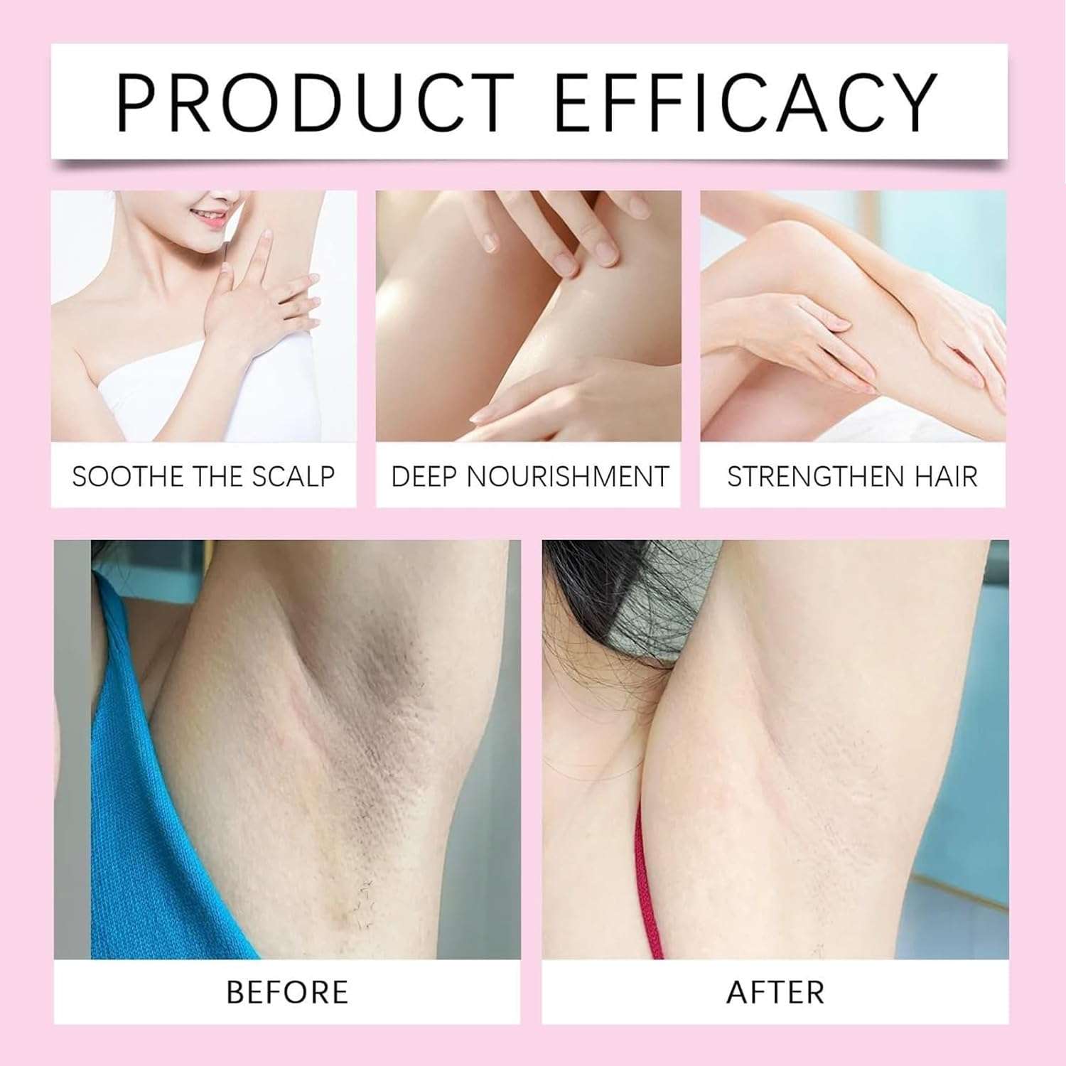 Strawberry After Shave Oil Women,Ingrown Hair Treatment,Smooths Skin,Natural Aftershave Oil, For All Skin Types（2PCS） 6