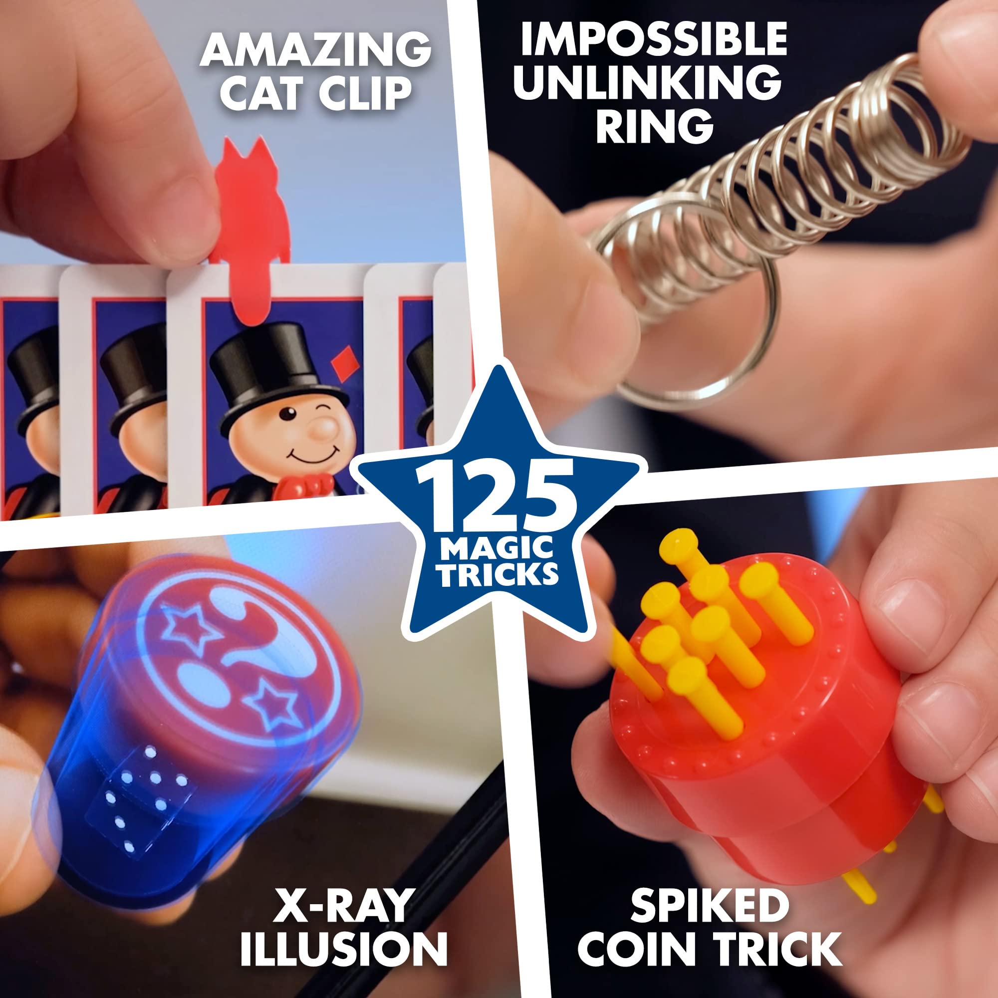 Marvin's Magic - 125 Amazing Magic Tricks for Children - Kids Full Set - Kit for Kids Including Wand, Card Tricks + Much More - Suitable for Age 6+ 3
