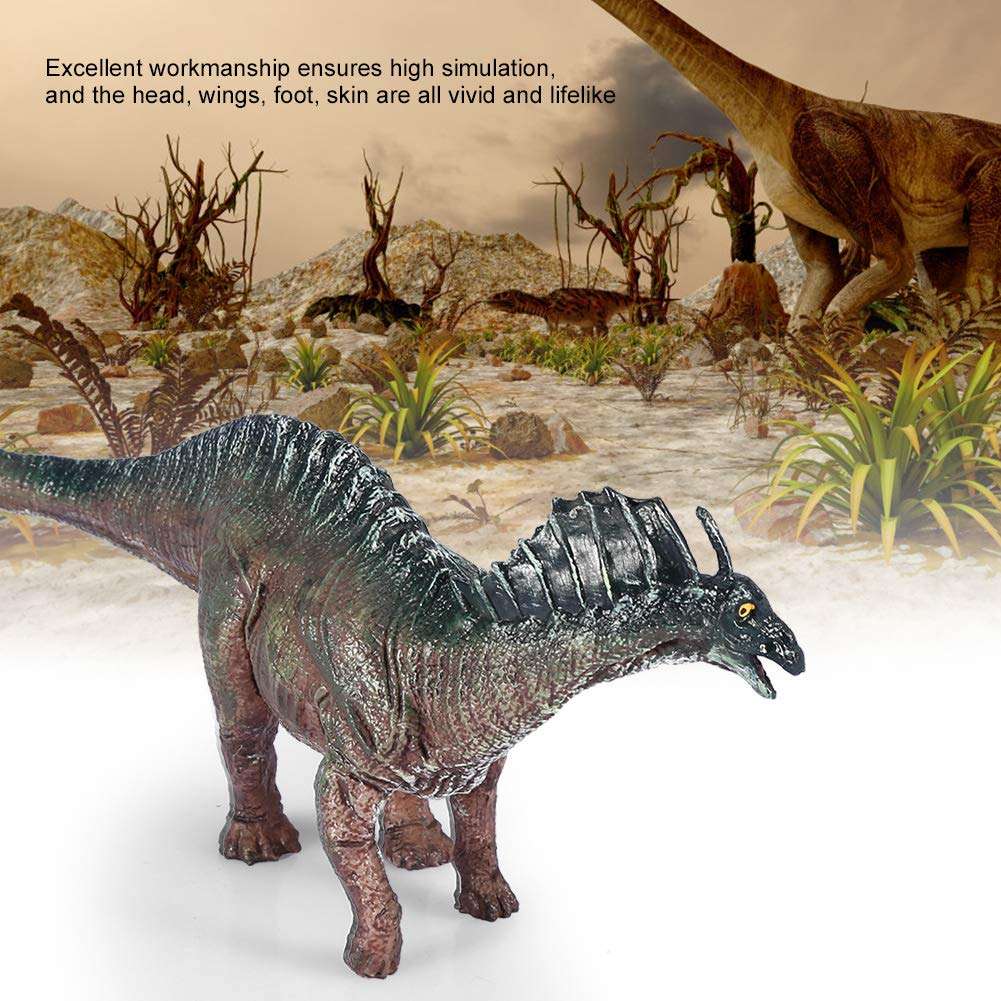 Dinosaur Toy, Dinosaur Model Toy, Children Toy Plastic for Home Science Project Prop Office Collection(Green) 6