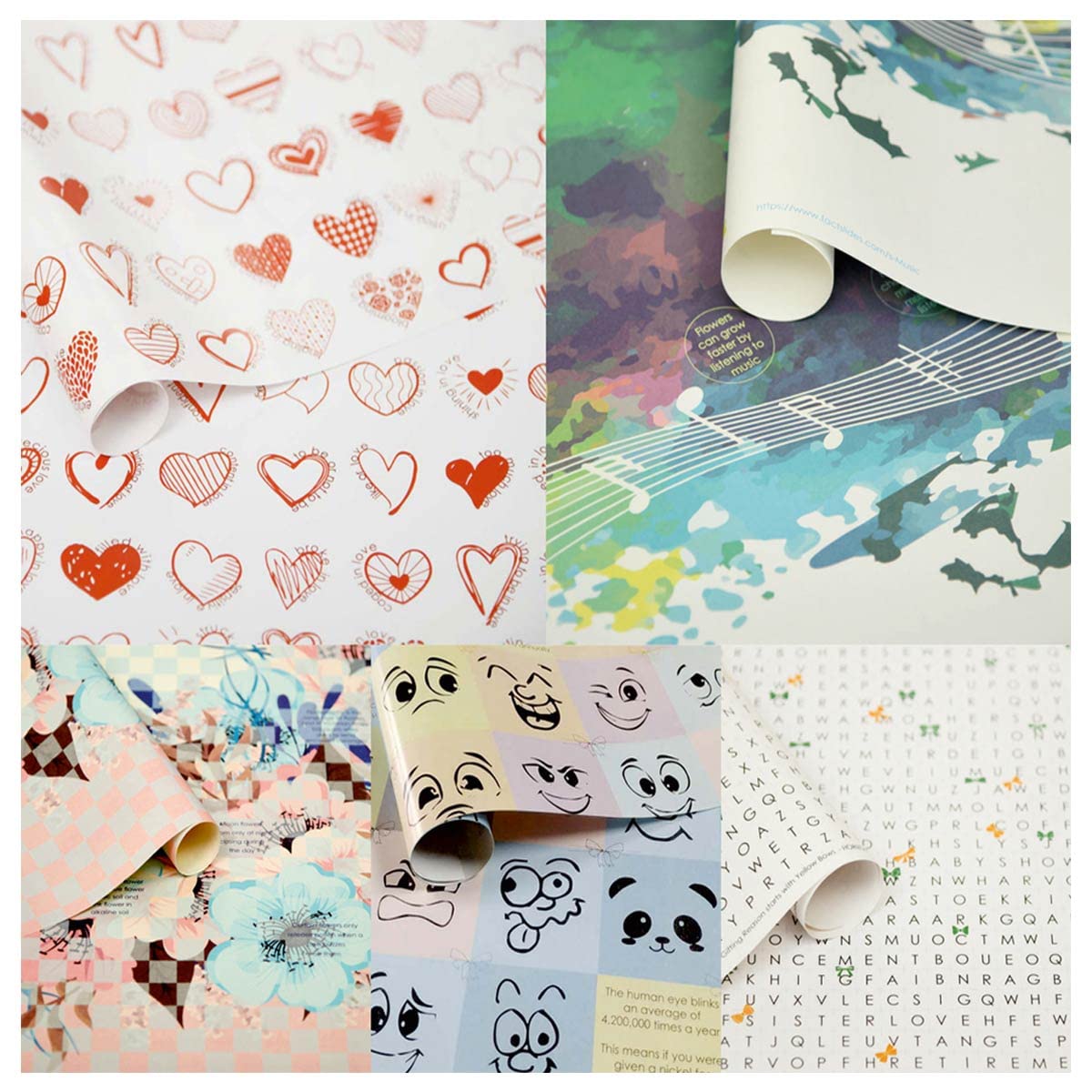eVincE - thoughtful PRESENTations Assorted 10 Gift Wrapping Paper | for All Type of Gifts | Birthday Baby Shower Anniversary Diwali Christmas New Year 5