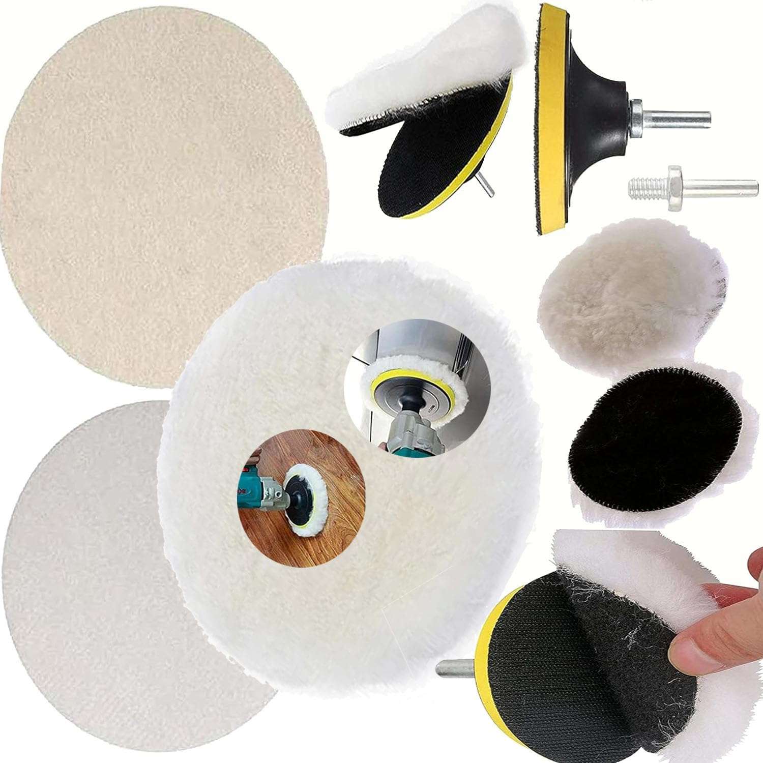 Diy Crafts 11153 4870 60 Grm, Repair Tool Glass Polishing Kit With Windscreen Windows Scratch Remover, Multicolor, 4 Piece 1