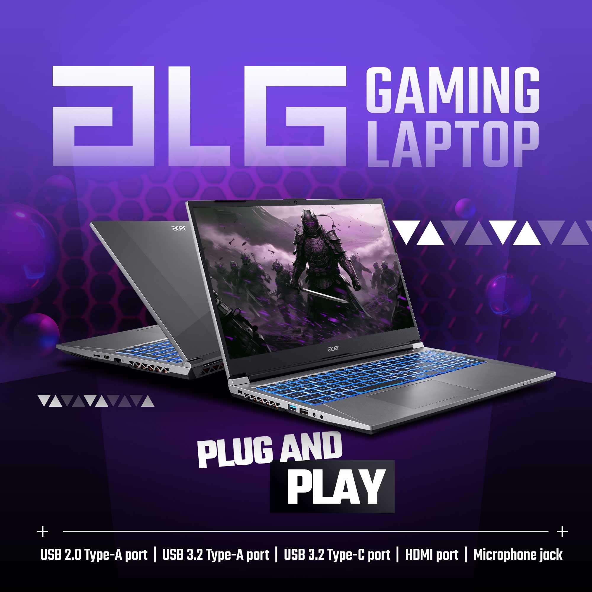 Acer ALG 12th Gen Intel Core i5 Gaming Laptop (16GB RAM/512GB SSD/4GB RTX 2050 Graphics/60Hz/Win11Home/Wifi 6) AL15G-52, 39.62cm (15.6 inch) FHD Display, Premium Metal Body, Steel Gray, 1.59KG 4