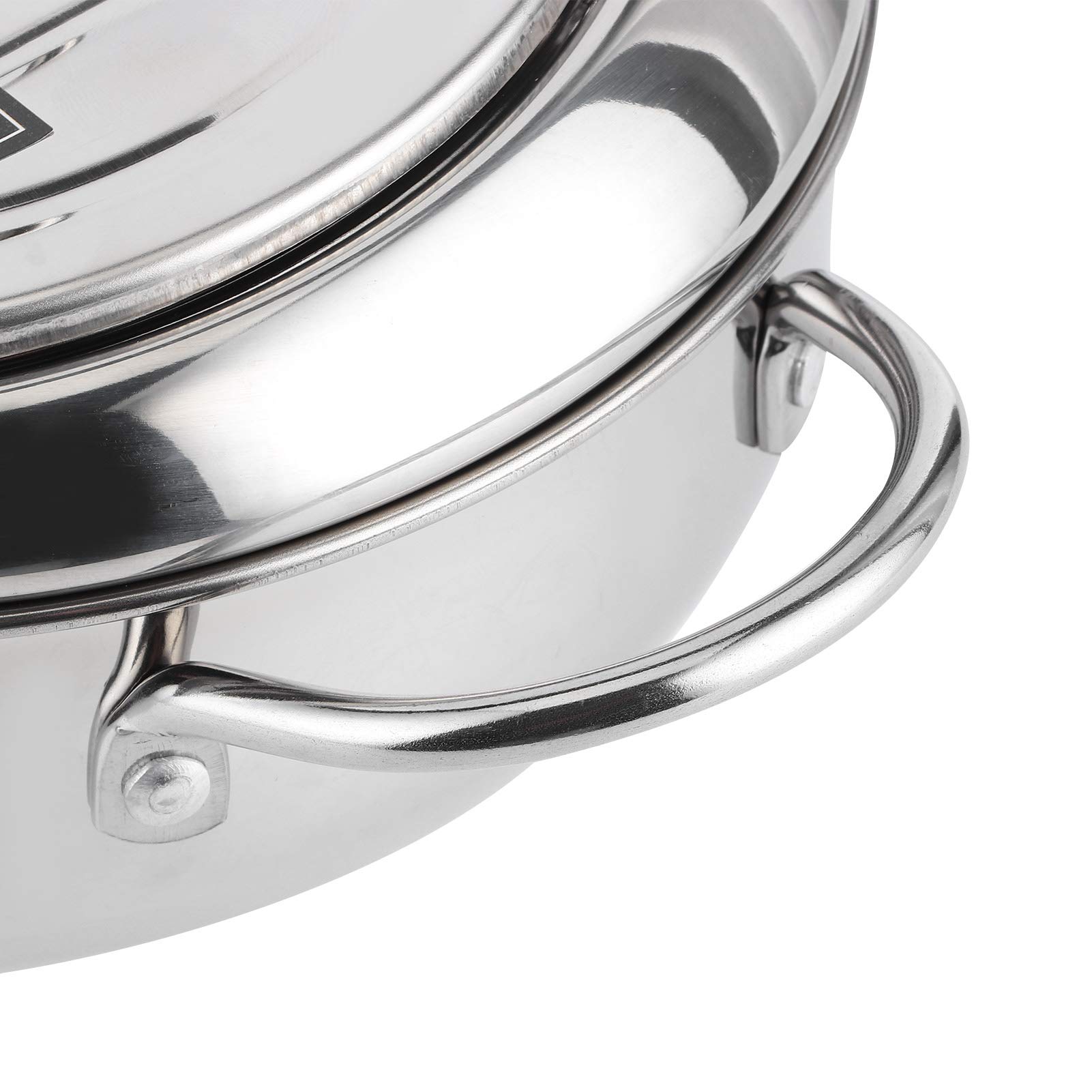 Tempura Fryer, Japanese Style Deep Fryer, Controllable Temperature Pot Lid, Easy to Clean and Store, Suitable for Fried Food(Small 20cm) 3