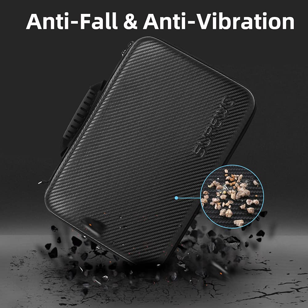 SKEZN Large Surface-Waterproof Protective Storage Bag Compatible with GoPro Hero 13 Black, Hero 12/11/10/9/8/7/(2018) Black, AKASO Action Camera Accessories 5