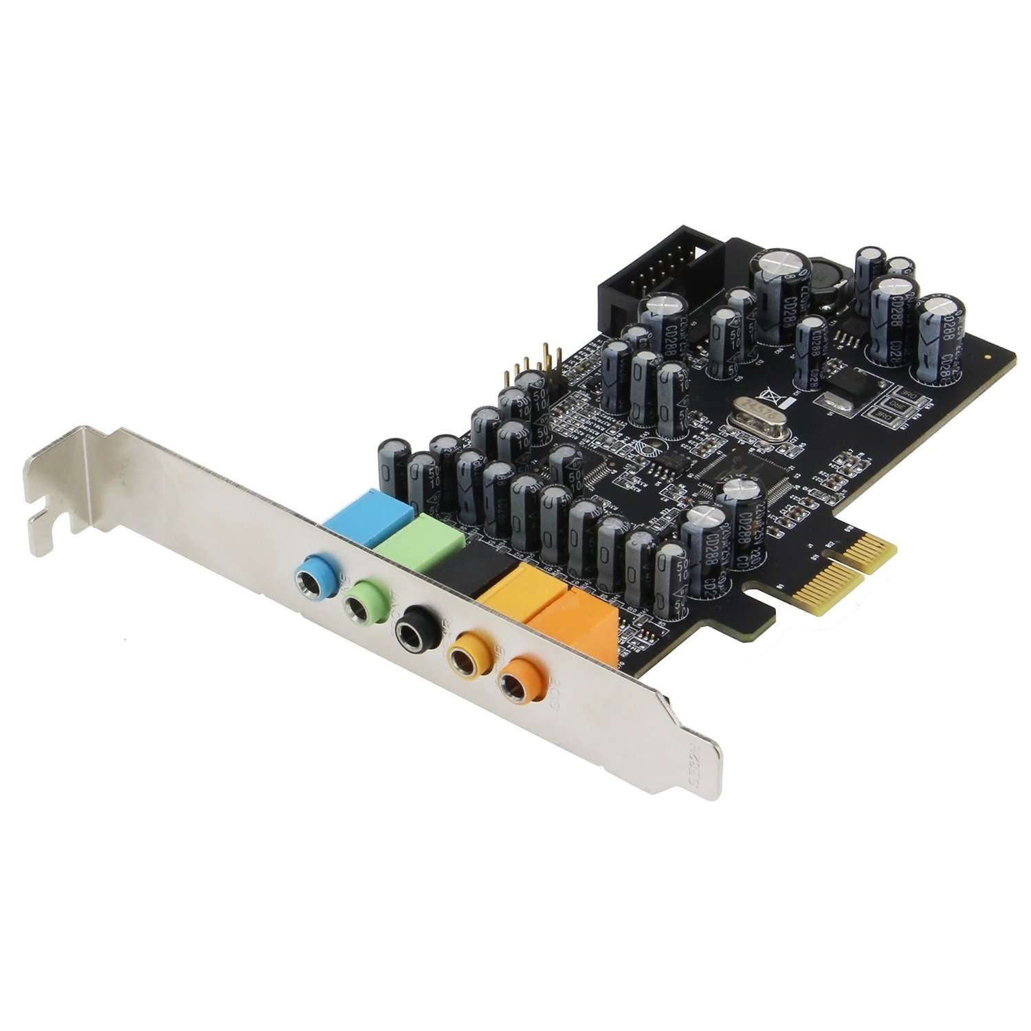 SEDNA - SE-PCIE-SC-10 PCIe 7.1 Channel Sound Card (CM8828 + CM9882A) with SPDIF Bracket (Standard and Low Profile Brackets are Included) 2