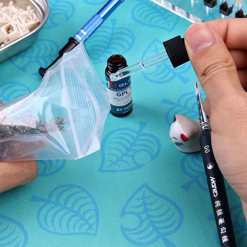 Switches Lube 0.35 oz Grease Oil GPL 205 G0 & GPL 105 Mechanical Keyboard Keycaps Lubricant Lubes Stabilizer Lubricating 4