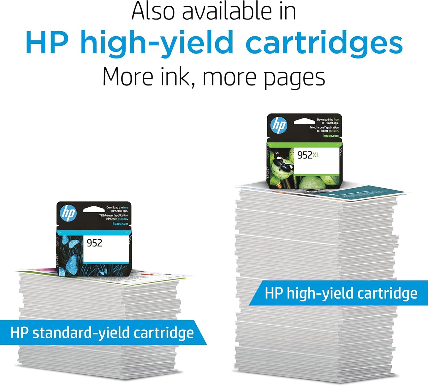 HP 952 Ink Cartridge Bundle – 952XL Black High‑Yield (F6U19AN) + 952 Cyan Magenta Yellow 3‑Pack (N9K27AN) | Works OfficeJet 8702; OfficeJet Pro 7720, 7740, 8210, 8710, 8720, 8730, 8740 4