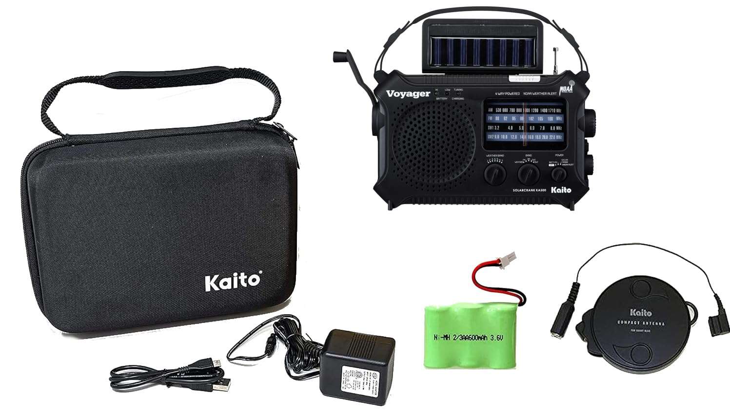 Voyager Emergency Radio Deluxe Bundle 1