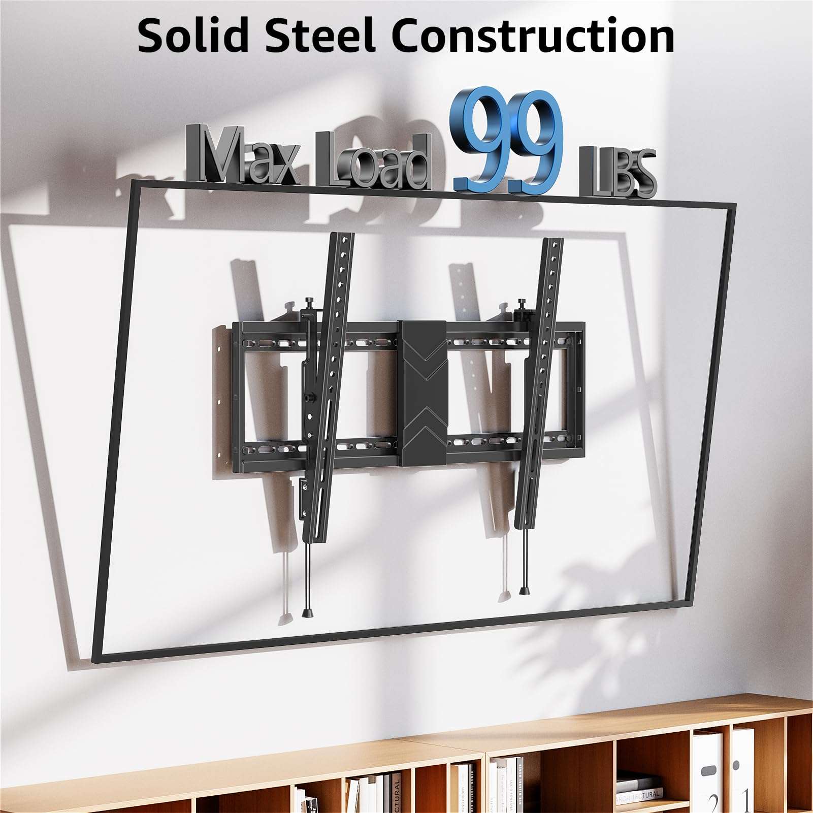 MOUNTUP Full Motion TV Wall Mount for 47-90 Inch TVs MU0015 & Tilt TV Wall Mount MU0088 Bundle 6