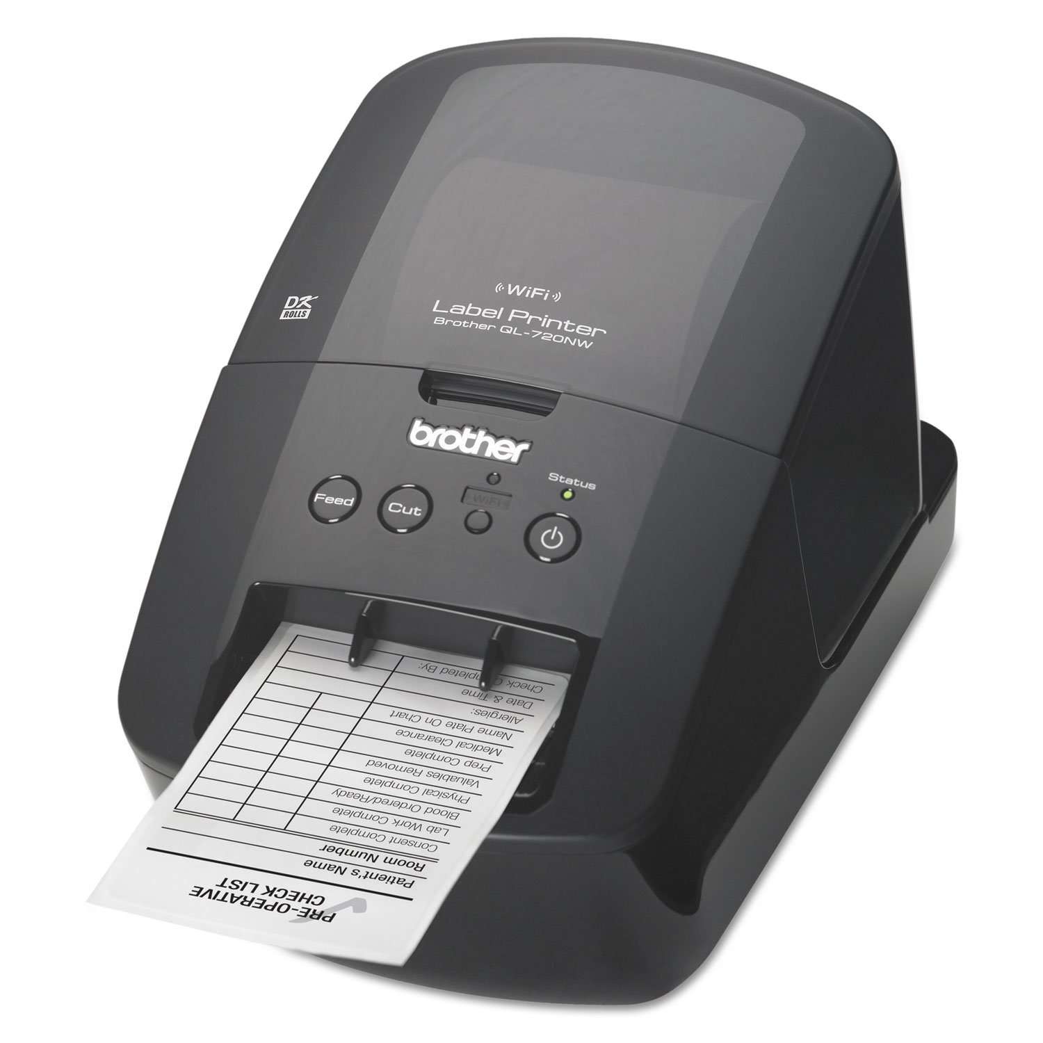 Brother QL-720NW Professional, High-speed Label Printer with Built-in Ethernet and Wireless Networking (QL720NW) 2