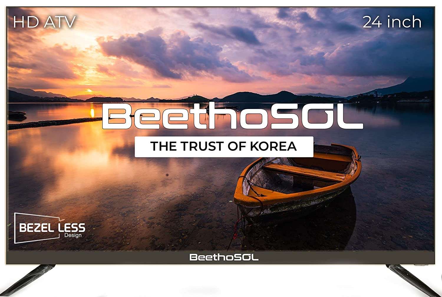 BeethoSOL 60 cm (24 inches) Bezel Less HD Ready LED TV (LEDATVBG2483HD17-TP) 1