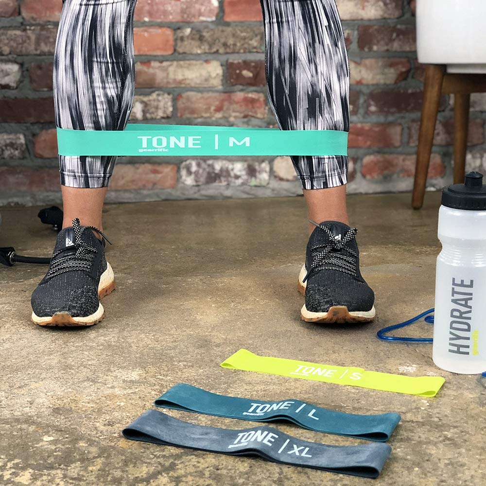 Workout Ball Set: Exercise Ball with Resistance Bands & Handles, Poster, Stability Base, Training Bands, Jump Rope, Water Bottle & Gym Towel 6