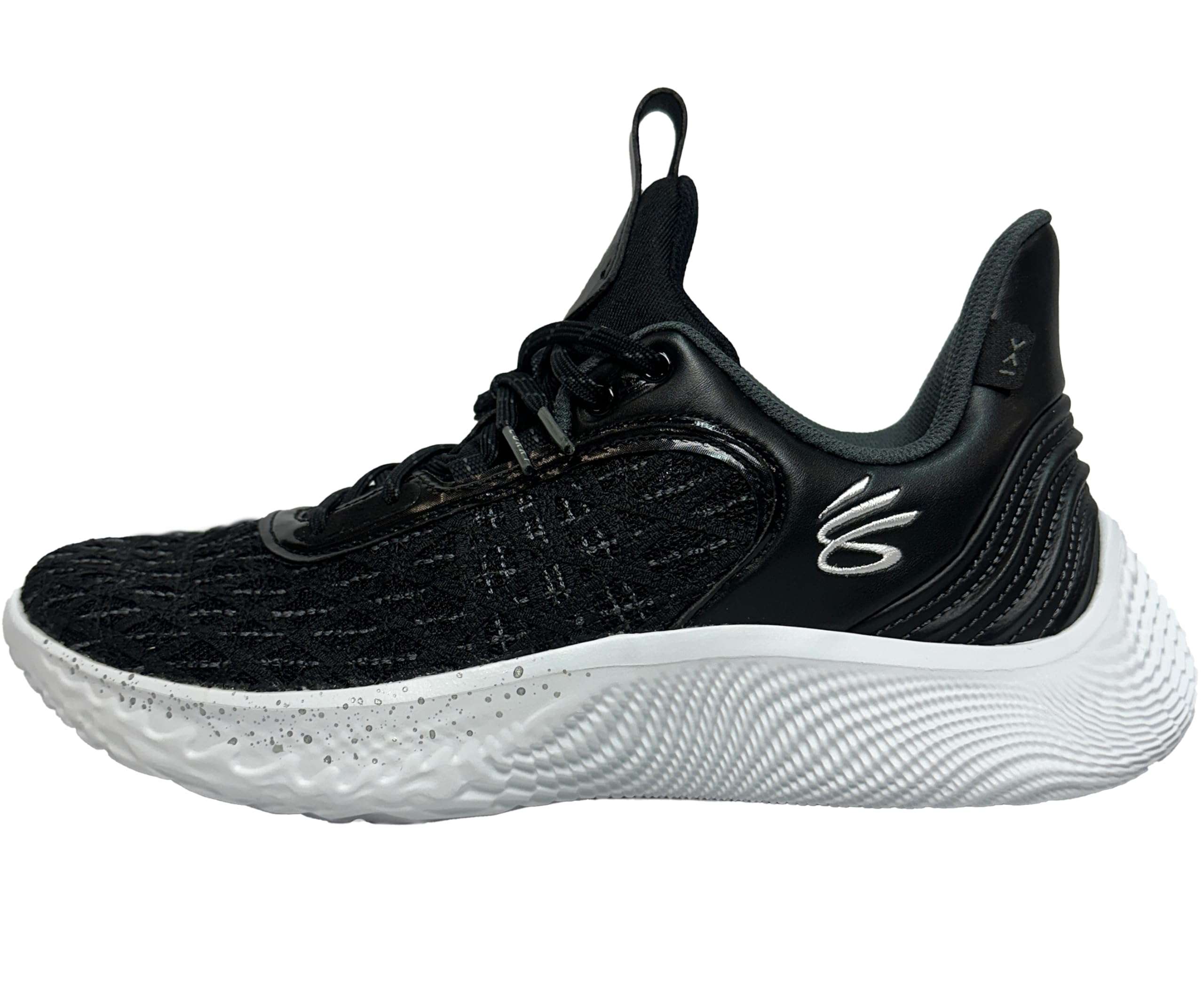 Under Armour Curry Flow 9 Team Basketball Shoes (Black/White 001, us_Footwear_Size_System, Adult, Men, Numeric, Medium, Numeric_9_Point_5) 1