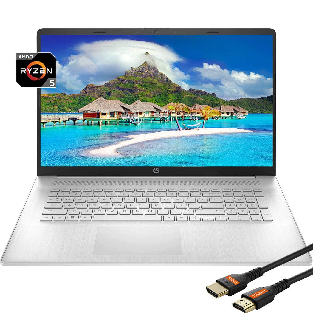HP Laptops 17 inch Touchscreen 2022| AMD Ryzen 5 5625U| Windows11 Laptop| USB Type-C | Numeric Keypad| Wi-Fi Wireless-AC | Camera | HDMI| Lightweight| with HDMI Cable (32GB RAM | 1TB PCIe SSD) 1