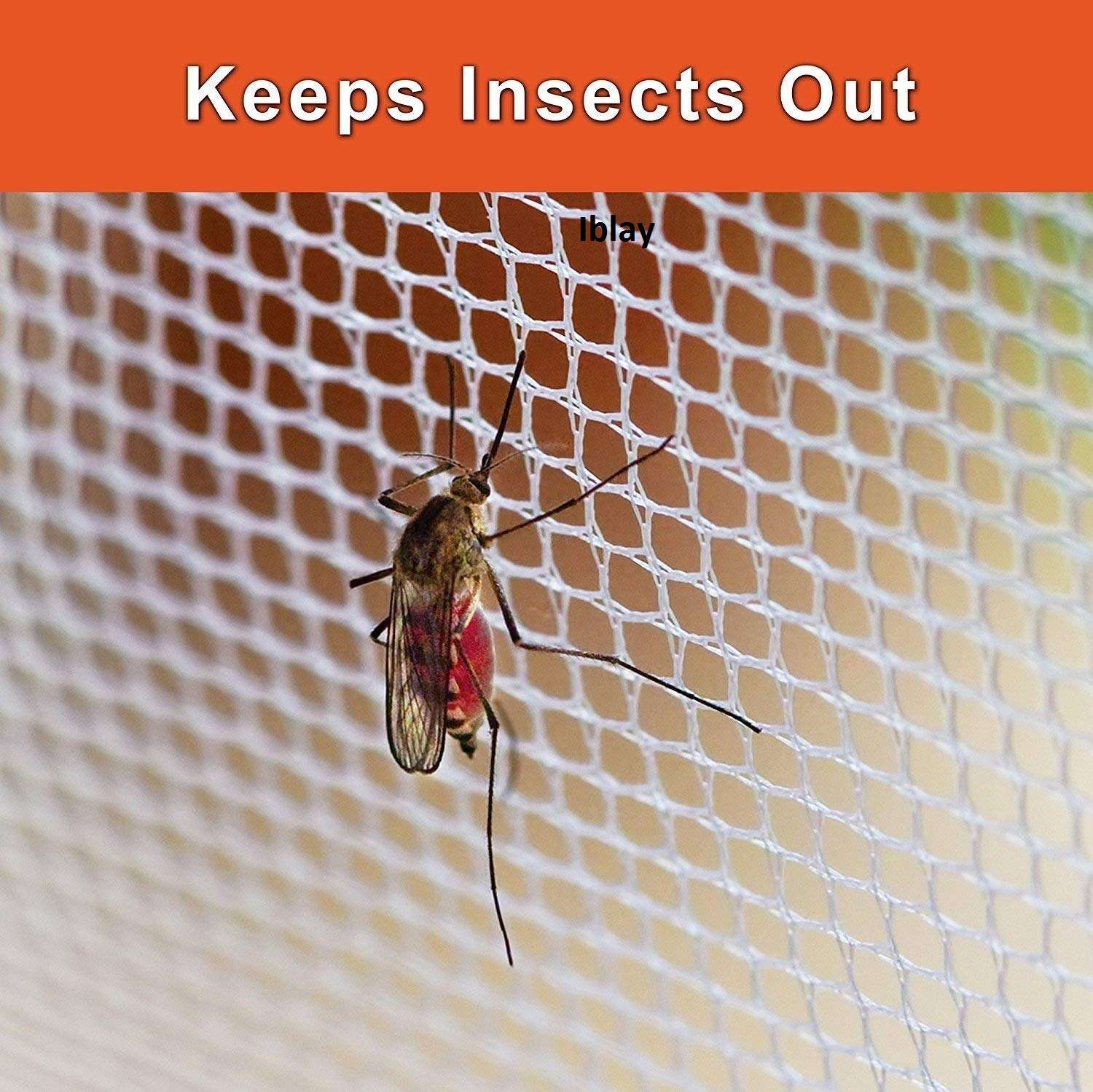 Iblay Hdpe Deluxe Blue Mosquito net for Babies, Single and Double Bed Size: 7x7 ft - Mosquito Protection Net for Baby 5