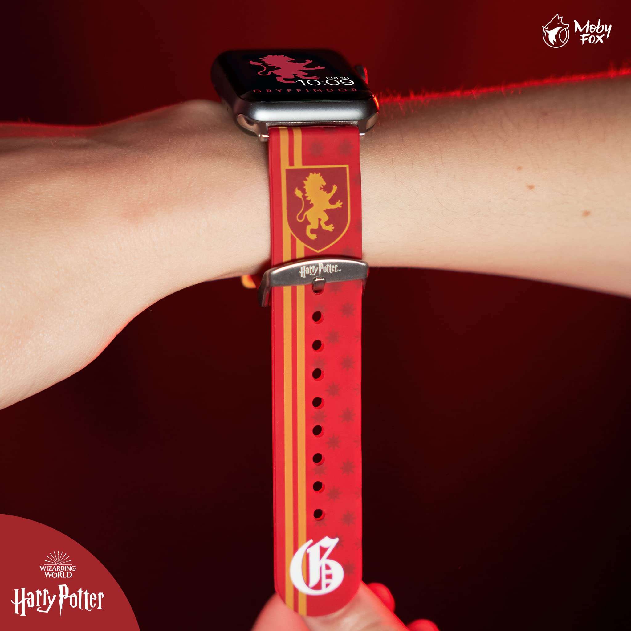 Harry Potter Smartwatch Band – Officially Licensed, Compatible with Every Size & Series of Apple Watch (watch not included) - Gryffindor Pride 4