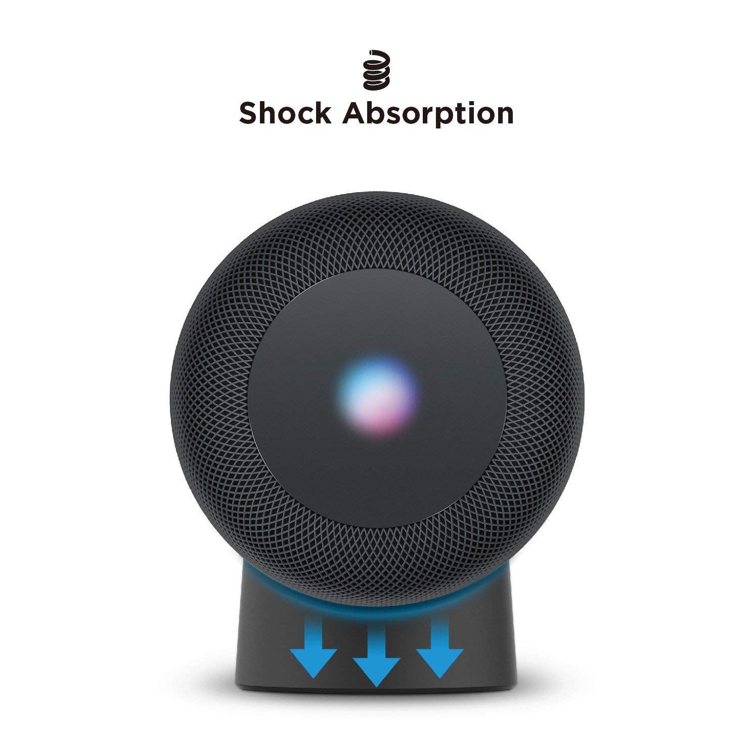 elago HomePod Stand Compatible with 2023 New HomePod 1st / 2nd Generation - Proper EQ, Easier to Control with Better Indicator Visibility [Midnight] 6