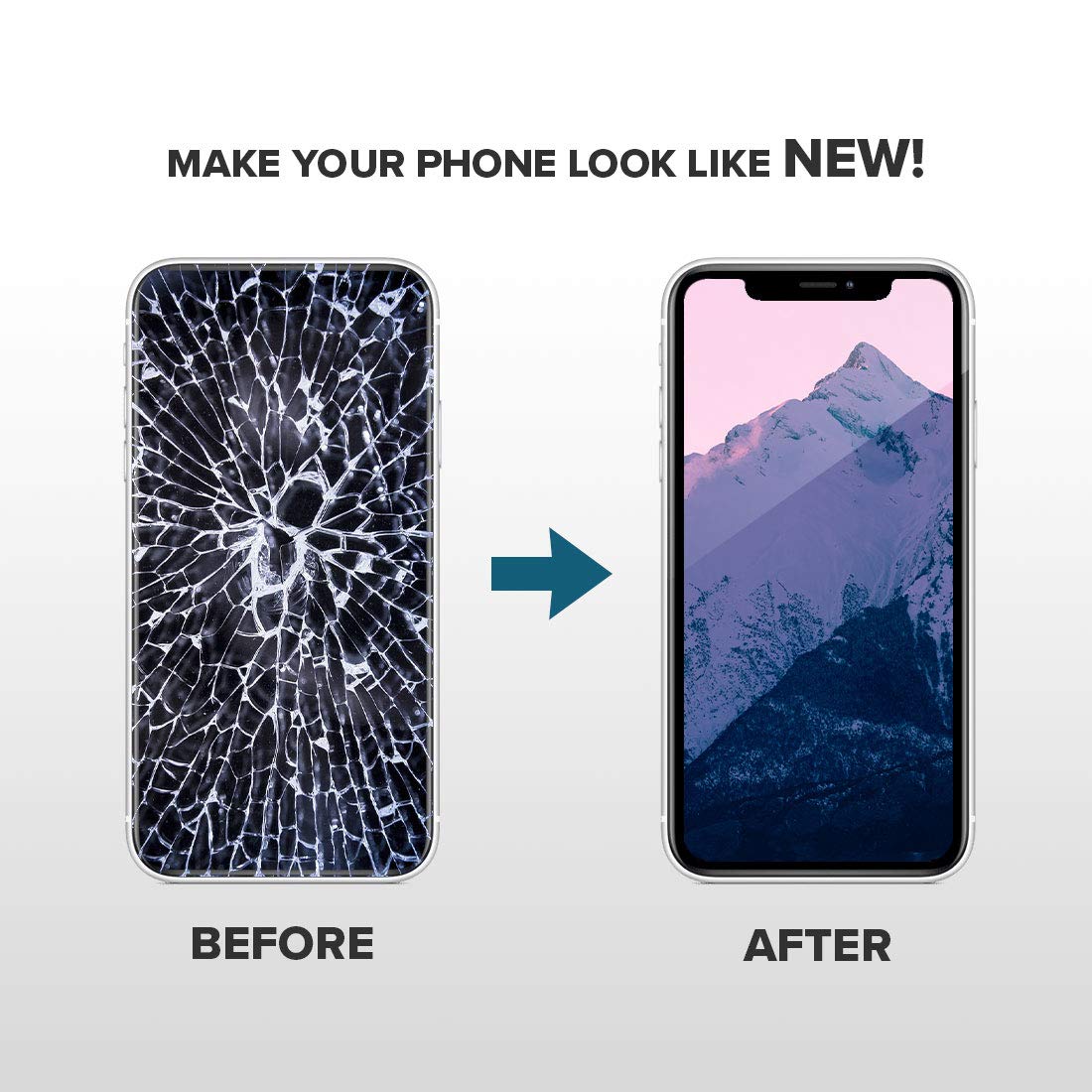 Ace Tech Cellular LCD Screen Replacement for iPhone Xs Max 6.5 inch (Model A1921, A2101, A2102, A2103, A2104) Display Digitizer Assembly Touch Screen 6