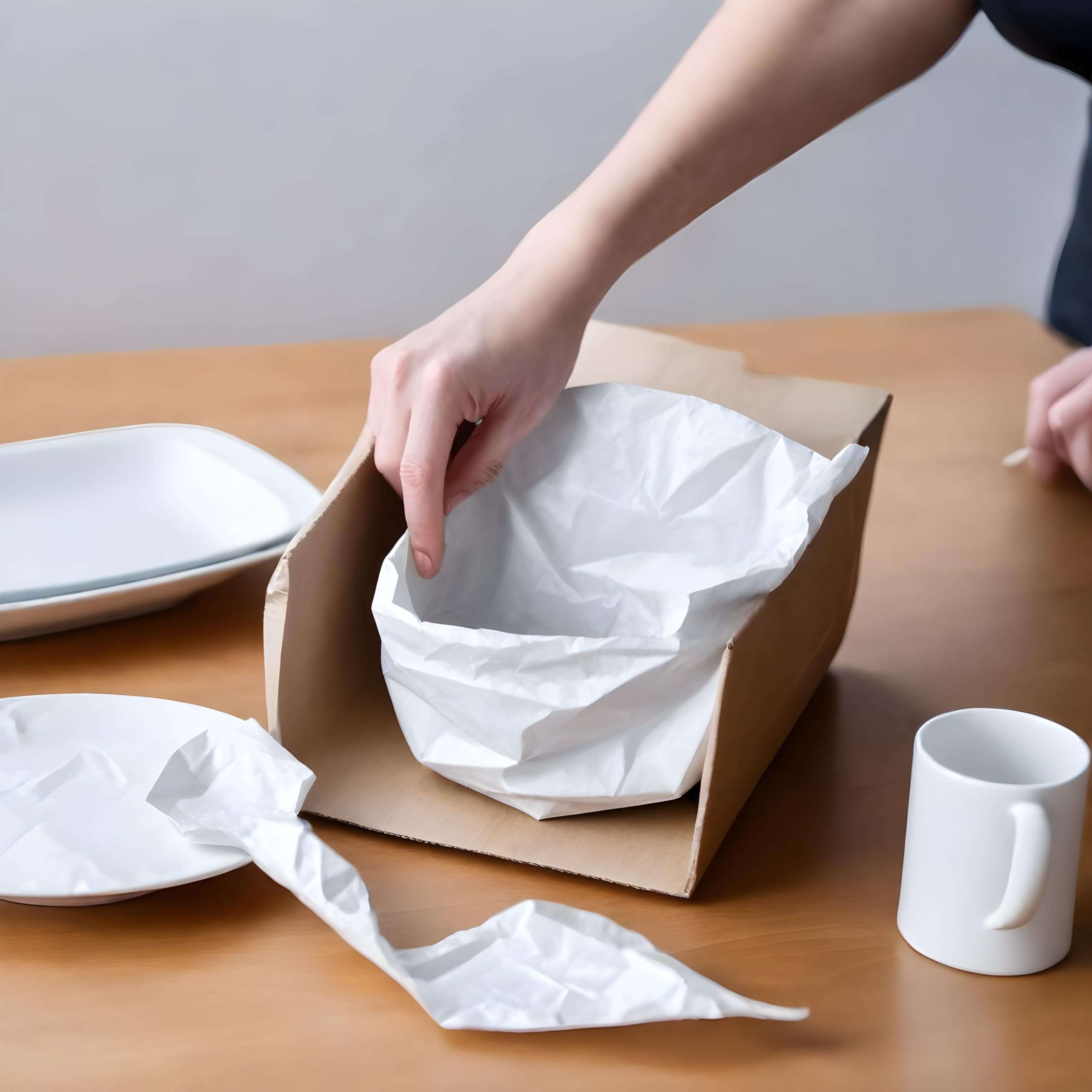 Ambey Papers LLP 45-48 GSM Packing Paper Sheets for Moving, Shipping, Box Filler, Wrapping and Protecting Fragile Items 14x20 inch 200 Sheets 6