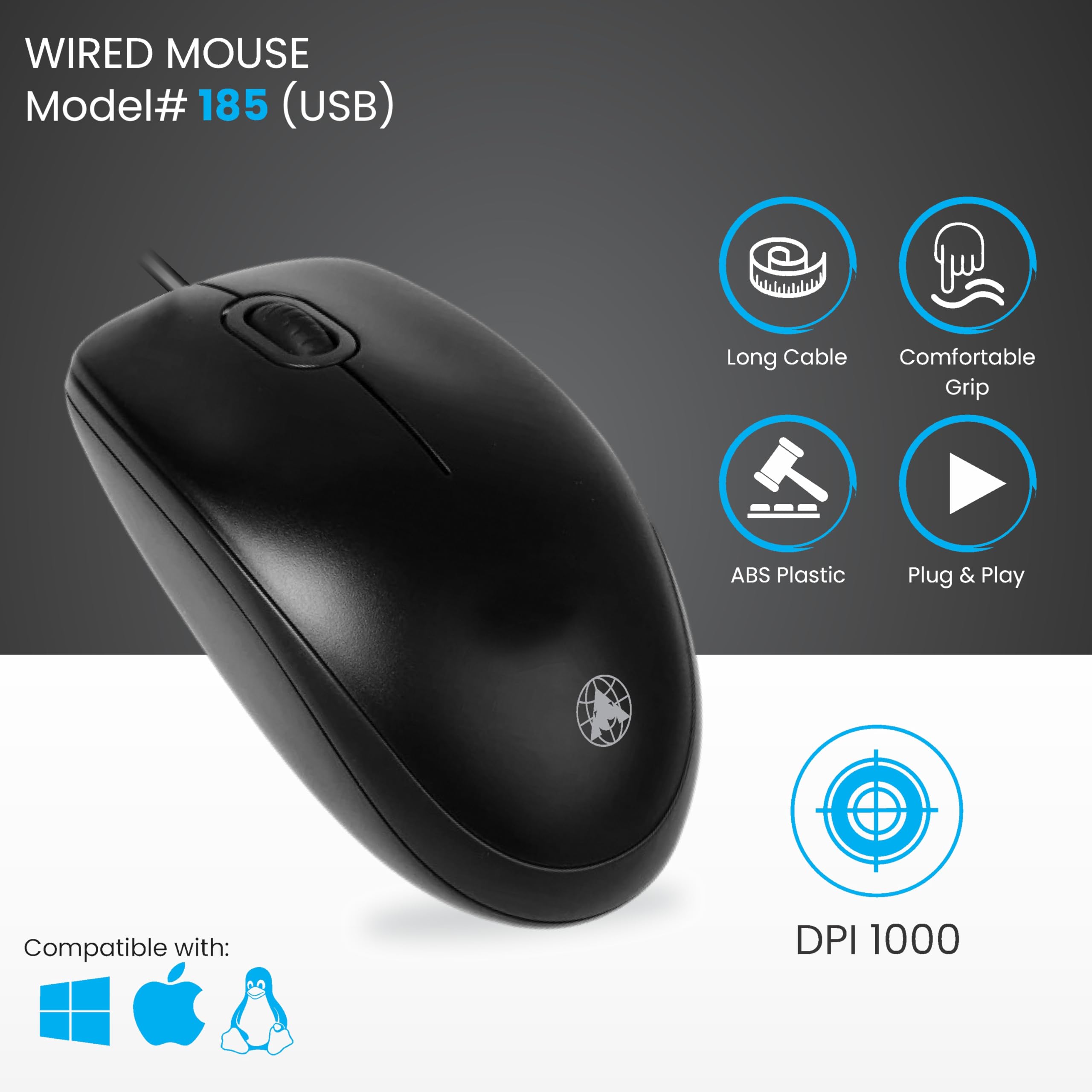 Prodot Laptop Size Chicklet Mini Keyboard and Mouse Combo for Computer, Laptop, PC 3