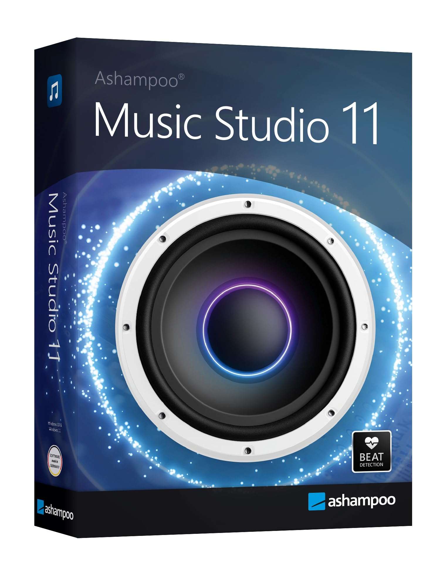 Music Studio 11 - Music software to edit, convert and mix audio files - Eight music programs in one for Windows 11, 10 2