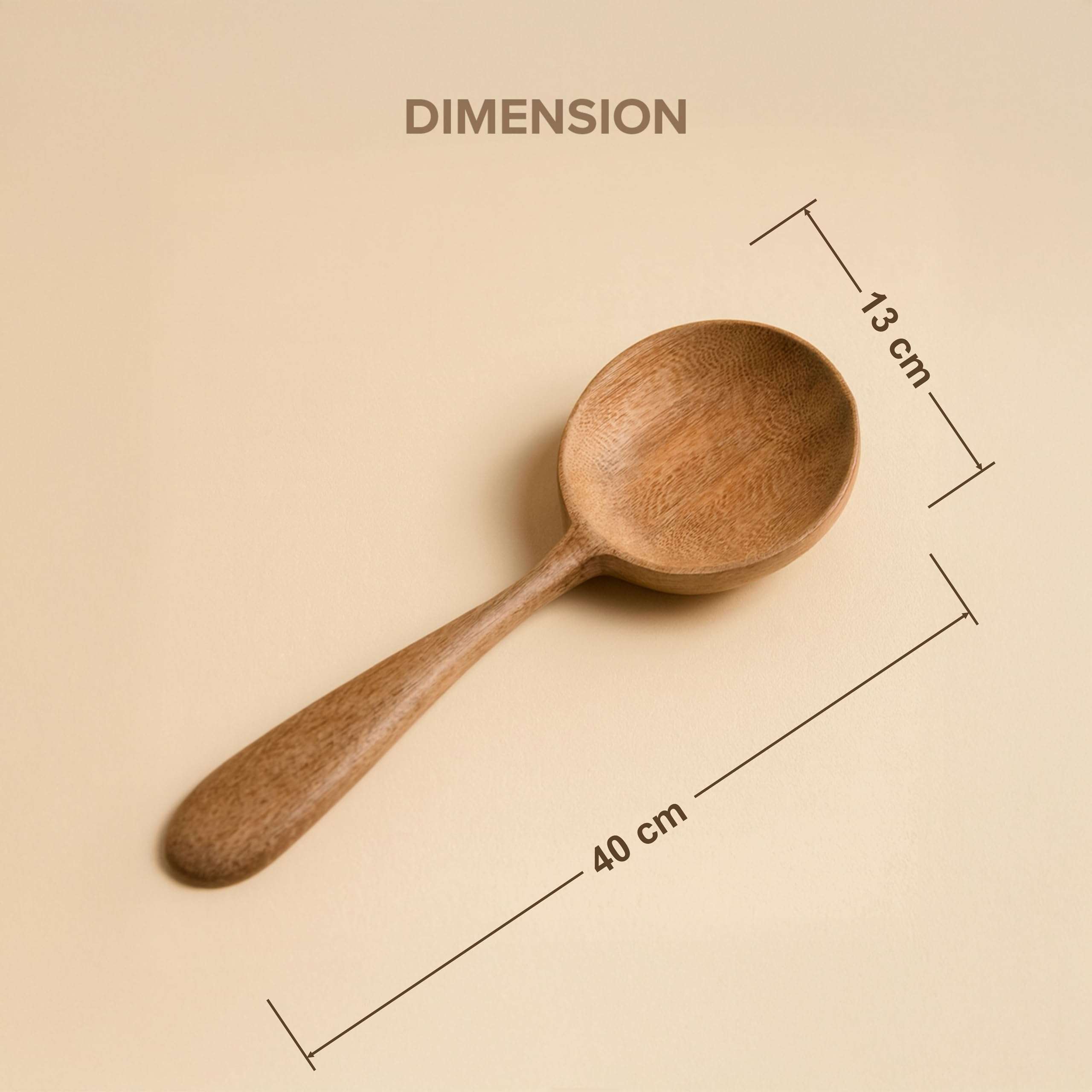 Neo At Home Mango Wooden Spoon Pack of 4 | Handcrafted Cooking Serving Spoon Pack | Food Safe Heat Resistant Eco Friendly Kitchen Utensils 3