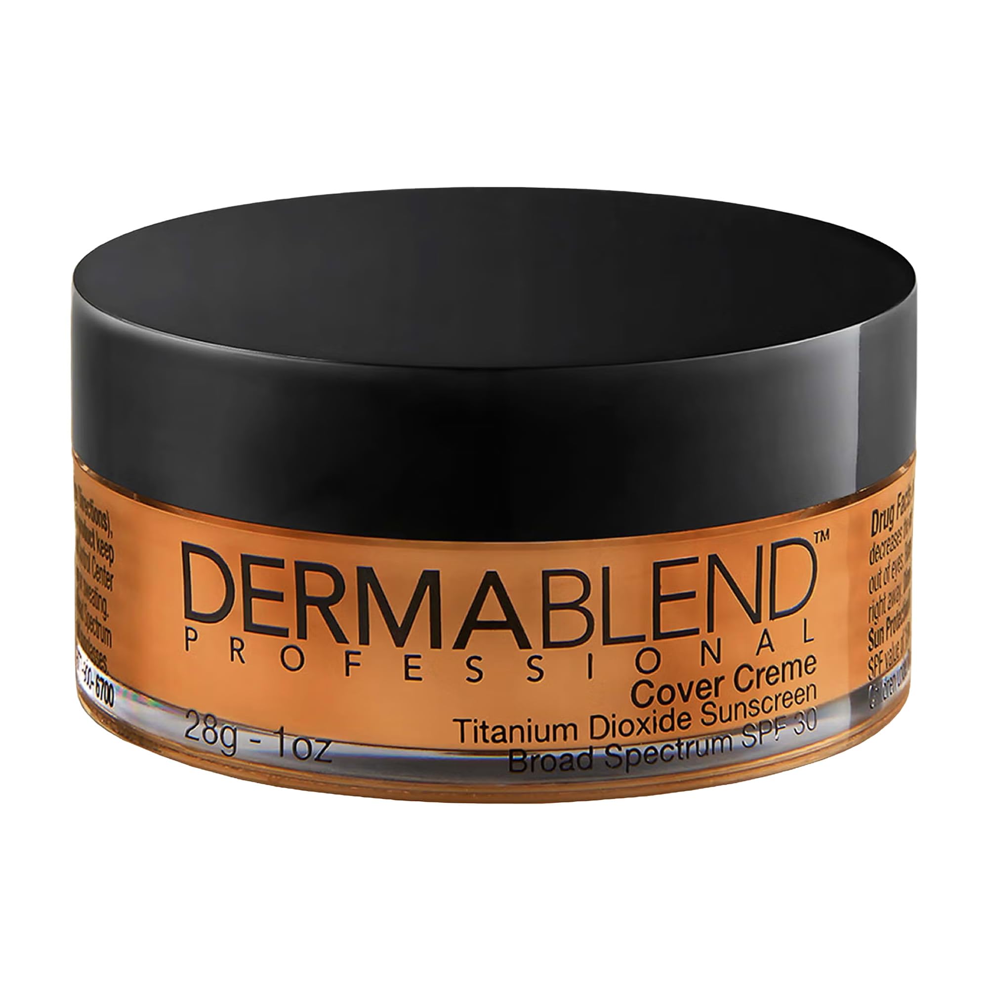 Dermablend Cover Creme Full Coverage Foundation with SPF 30, 45W Hazelnut Beige, 1 oz. 1