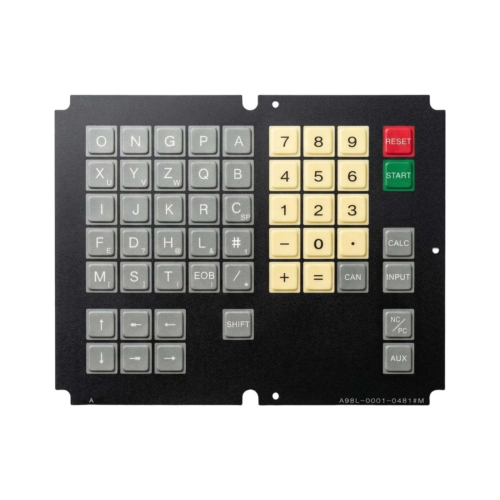 Timsenkoo A98L-0001-0481#M Membrane Keypad for Fanuc 10-11M Keyboard Replacement 1