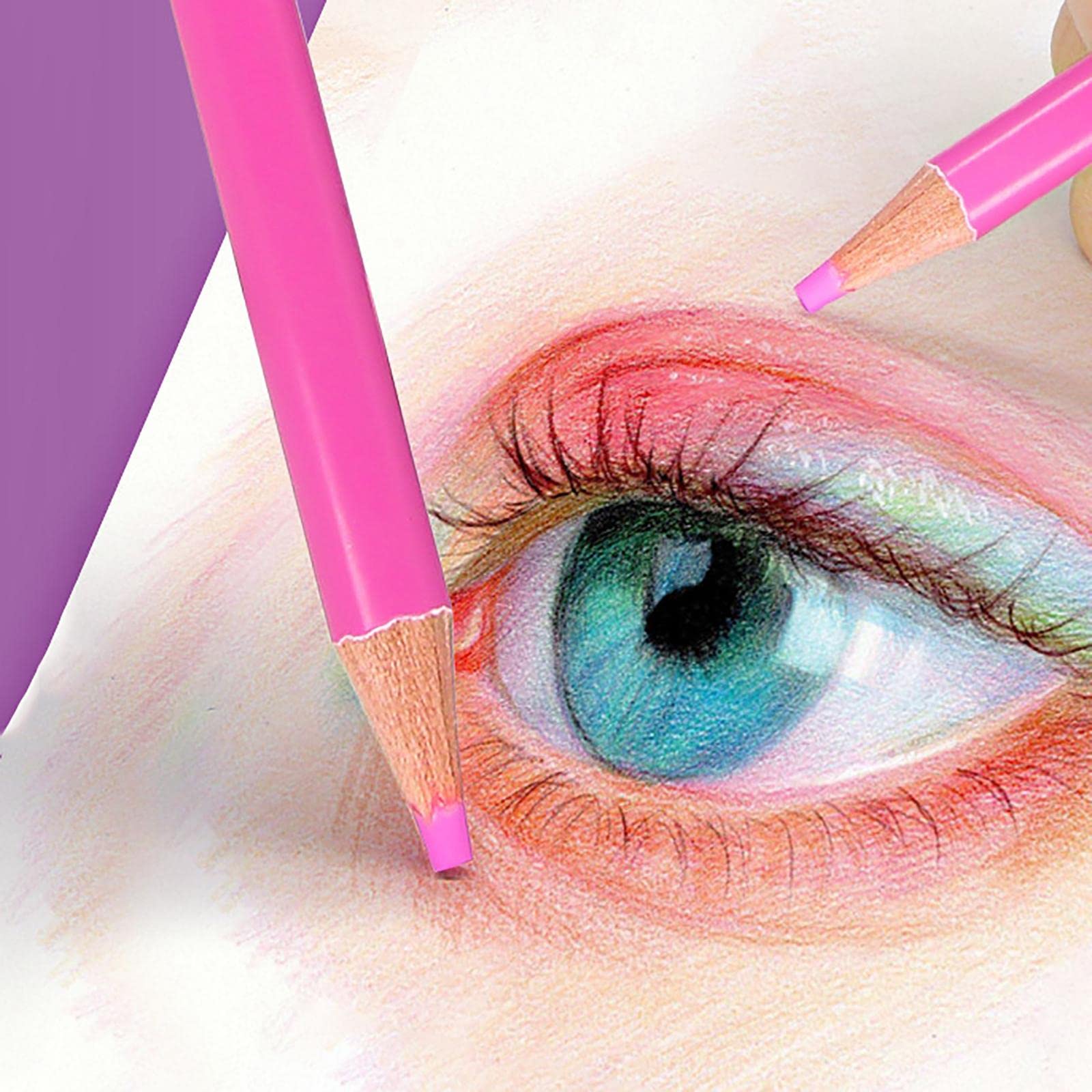 myaddiction G550 Colors Oil Color Pencils with Vibrant Color for Artist Children Drawing 5