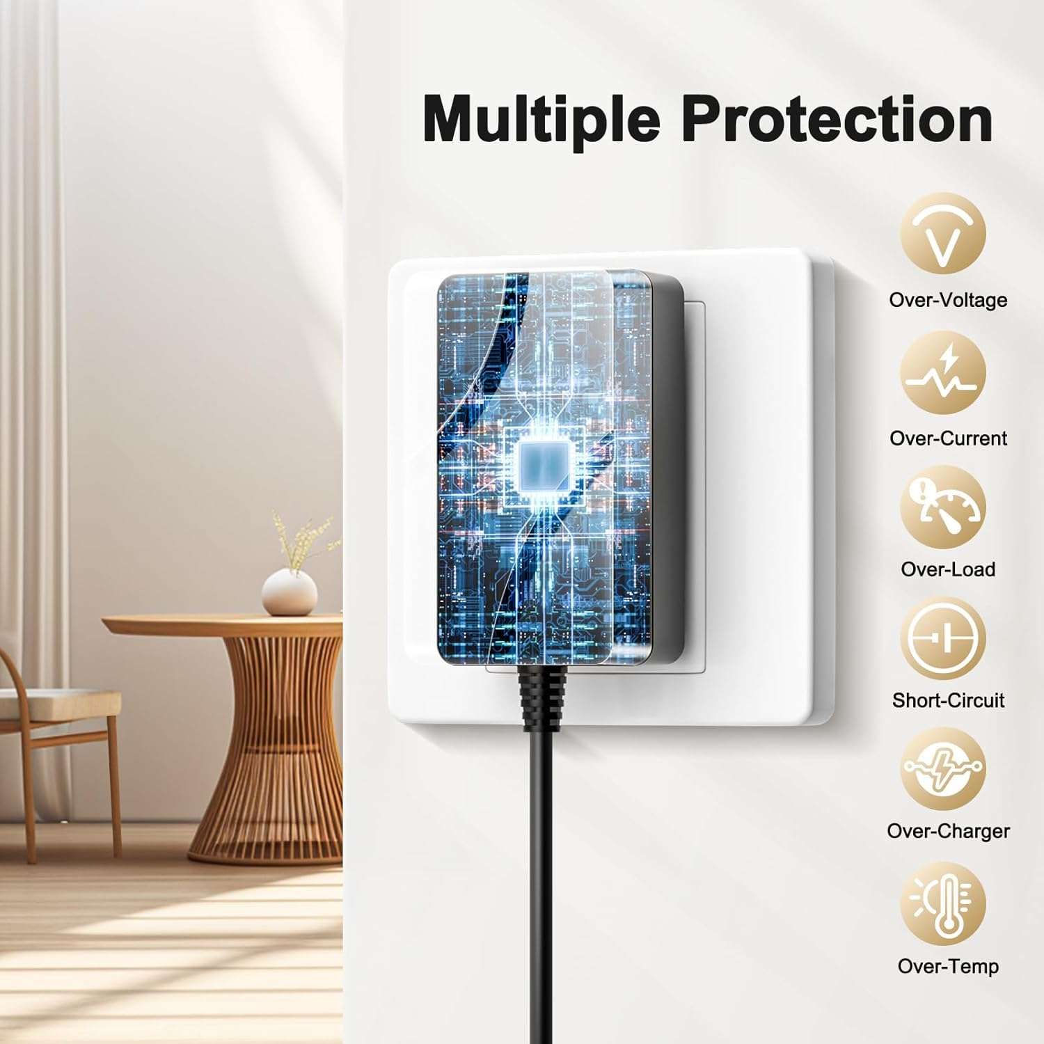 Charger for Schwinn 170 230 270 101 130 150 A10 A20 420 460 470 202 220 240 Stationary Bike Power Cord for Exercise Elliptical Replacement Upright Trainer Power Cord with 6Ft 4