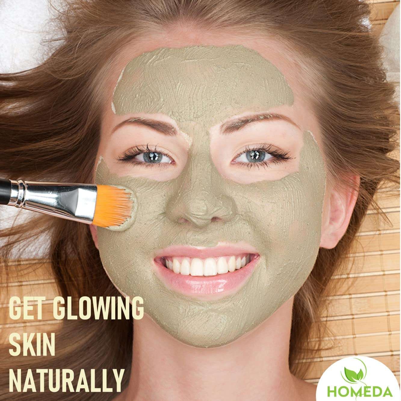 Homeda Pure Sandalwood and Multani Mitti Powder Organic (1000 Grams each - 2 Kg) for Face Pack, Skin | Chandan, Sandlewood, Fullers Earth, Chandanam, Multhani Matti, Bentonite Clay 3