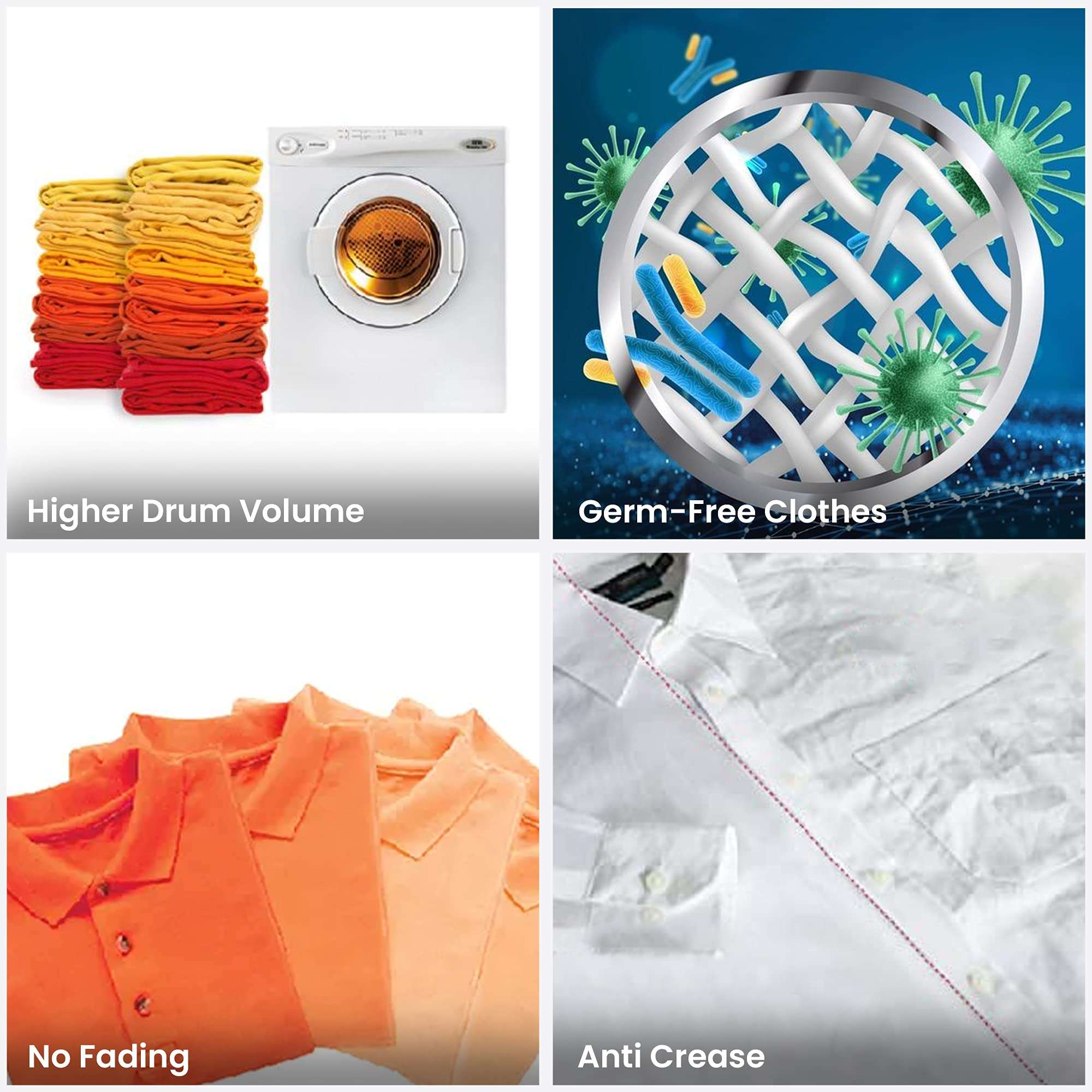 IFB 5.5 kg Fully-automatic Dryer (TURBO DRY EX, Silver, Wall Mountable,Anti crease) 4