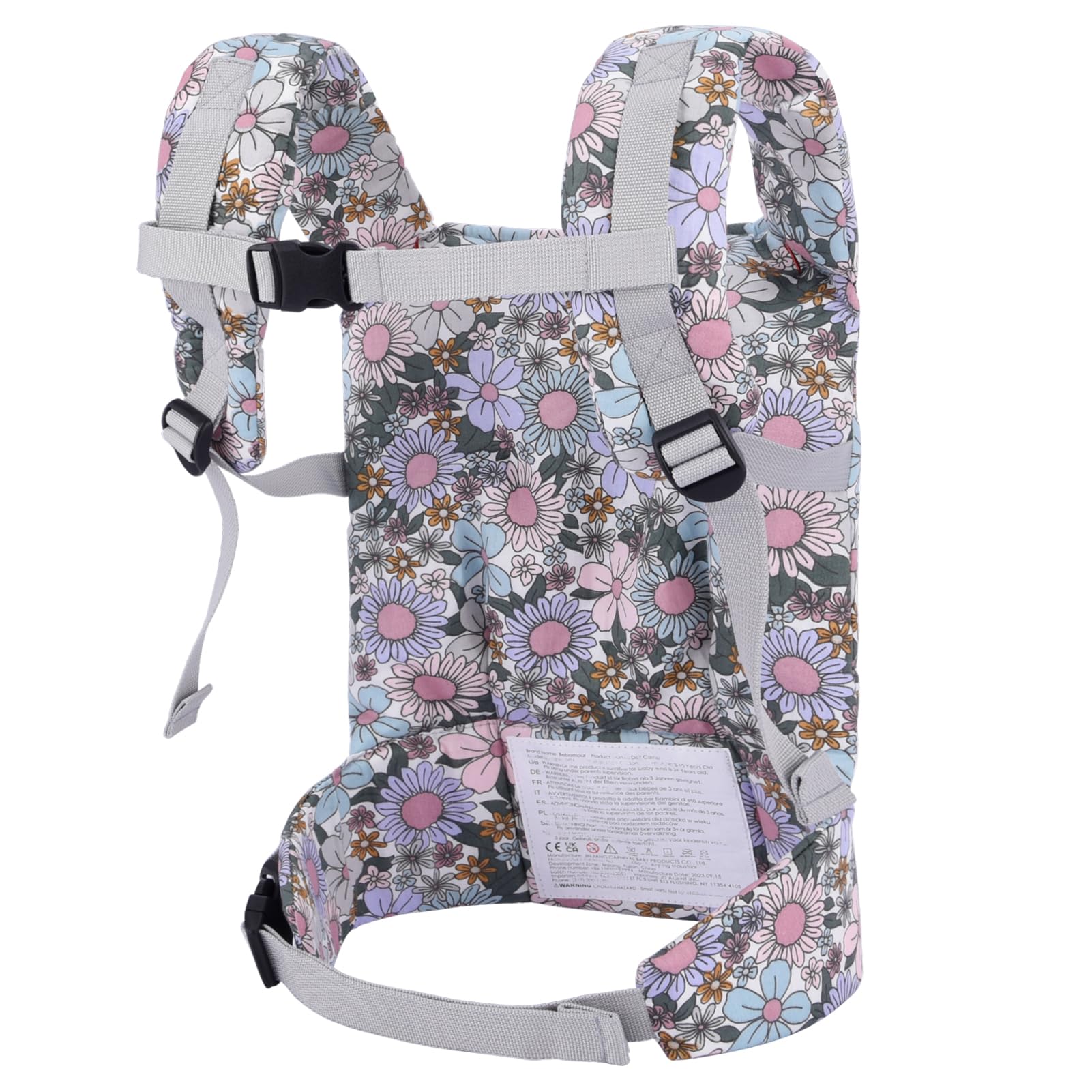 Bebamour Doll Carrier Original Reborn Baby Doll Carrier for Doll Toys Doll Carrier for Girls and Boys (New Purple) 4