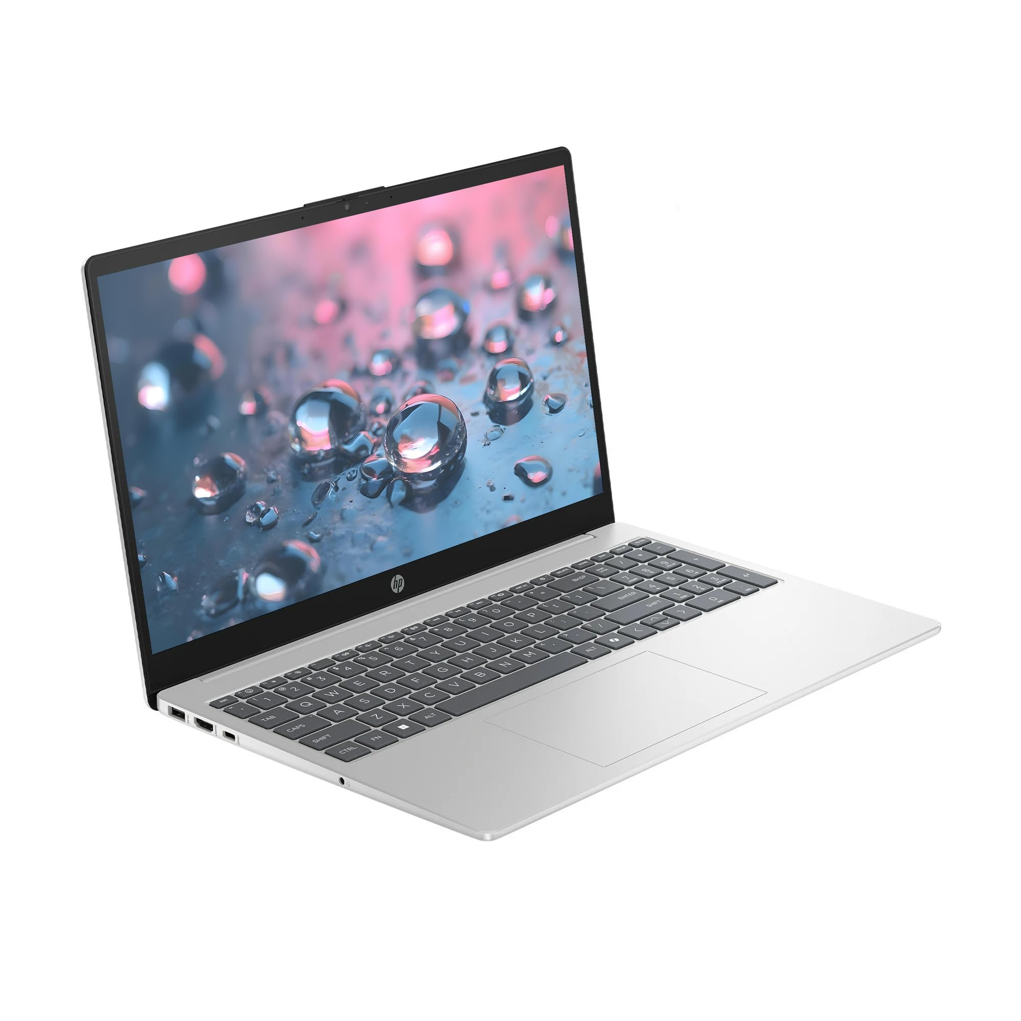 HP 15.6" Touchscreen Laptop with Microsoft 365 & Copilot AI, 8GB RAM 512GB SSD, AMD Ryzen 5, FHD 1920 x 1080 IPS Display, Windows 11 Home, SageNova Earphones, Natural Silver 4
