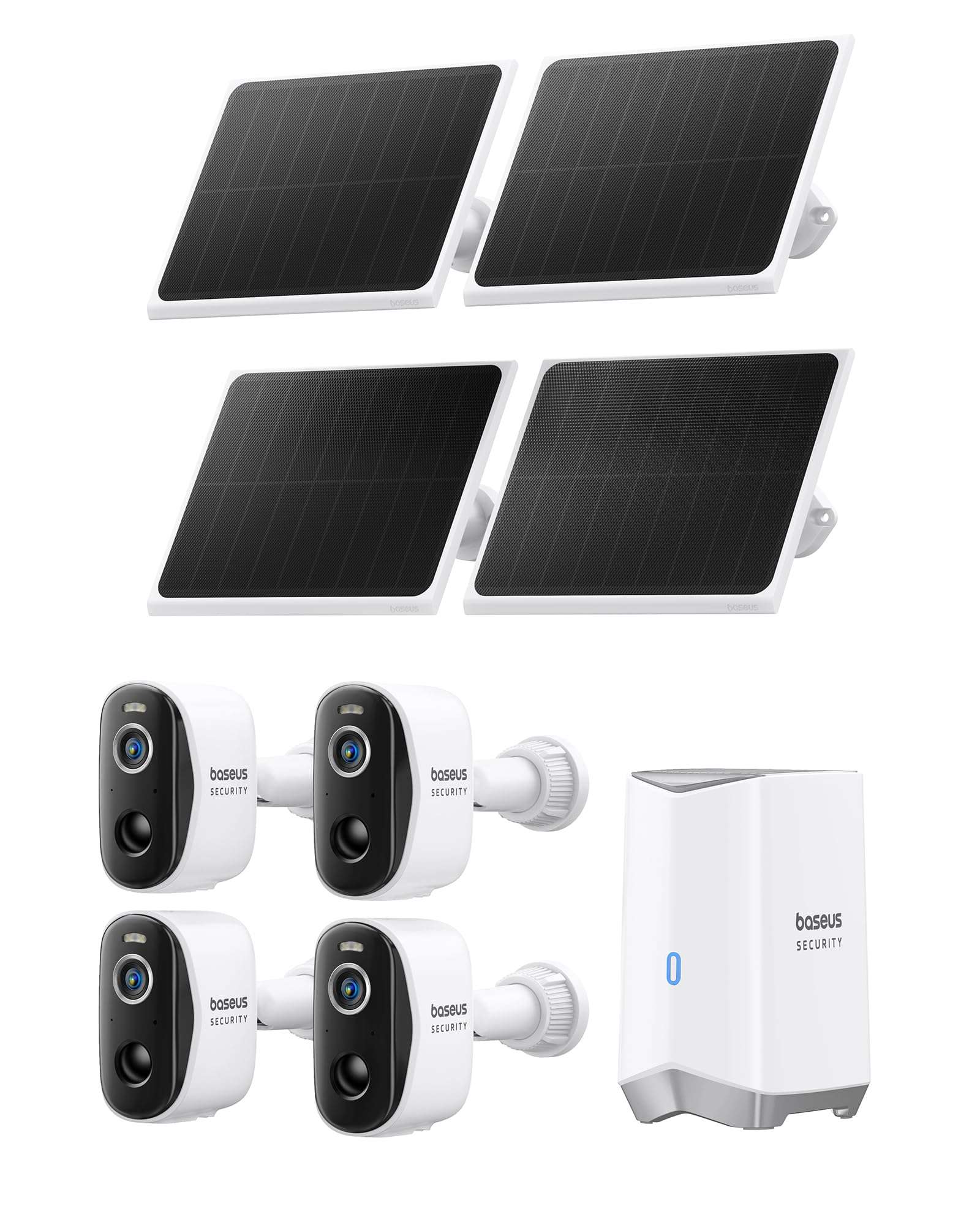 Baseus N1 4-Cam Kit with Solar Panel 3W 1