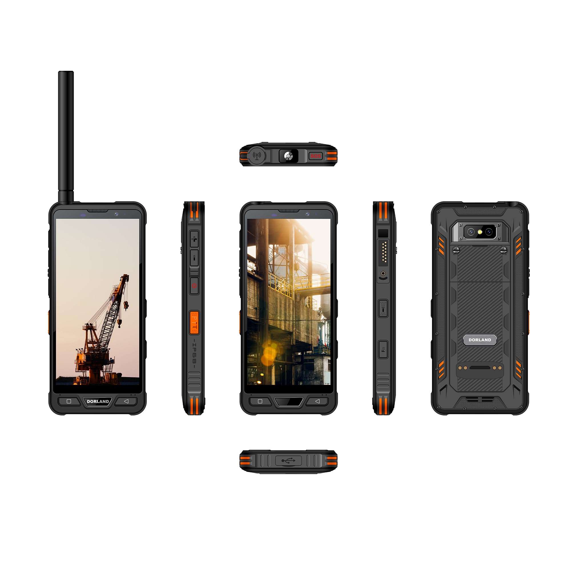 DORLAND Xtalki06_5G Android 11 Smartphones,Satellite Phones,Intrinsically Safe Phones,8000mAh Explosion-Proof Battery,Rugged Cell Phone Walkie Talkie,6" Large Screen| 6GB+256GB|NFC|Fingerprint Unlock 6