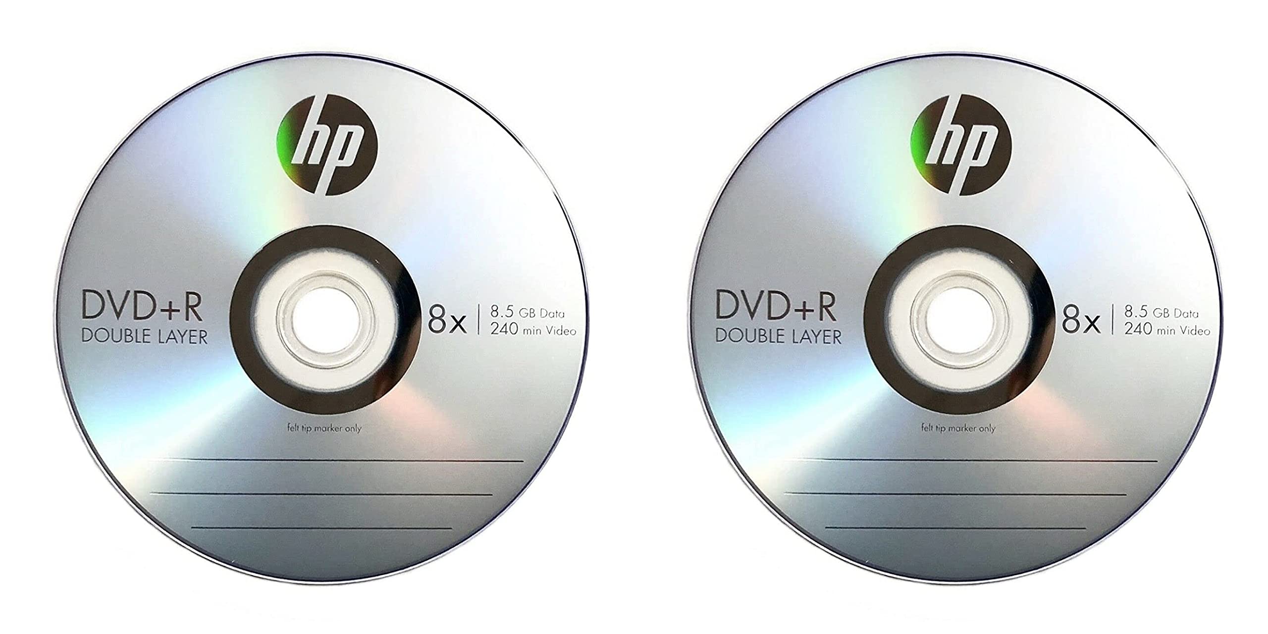 Premium Brand Blank DVD+DL (Double Layer) 8.5 GB x 240 min x 8X (Pack of 2) 3