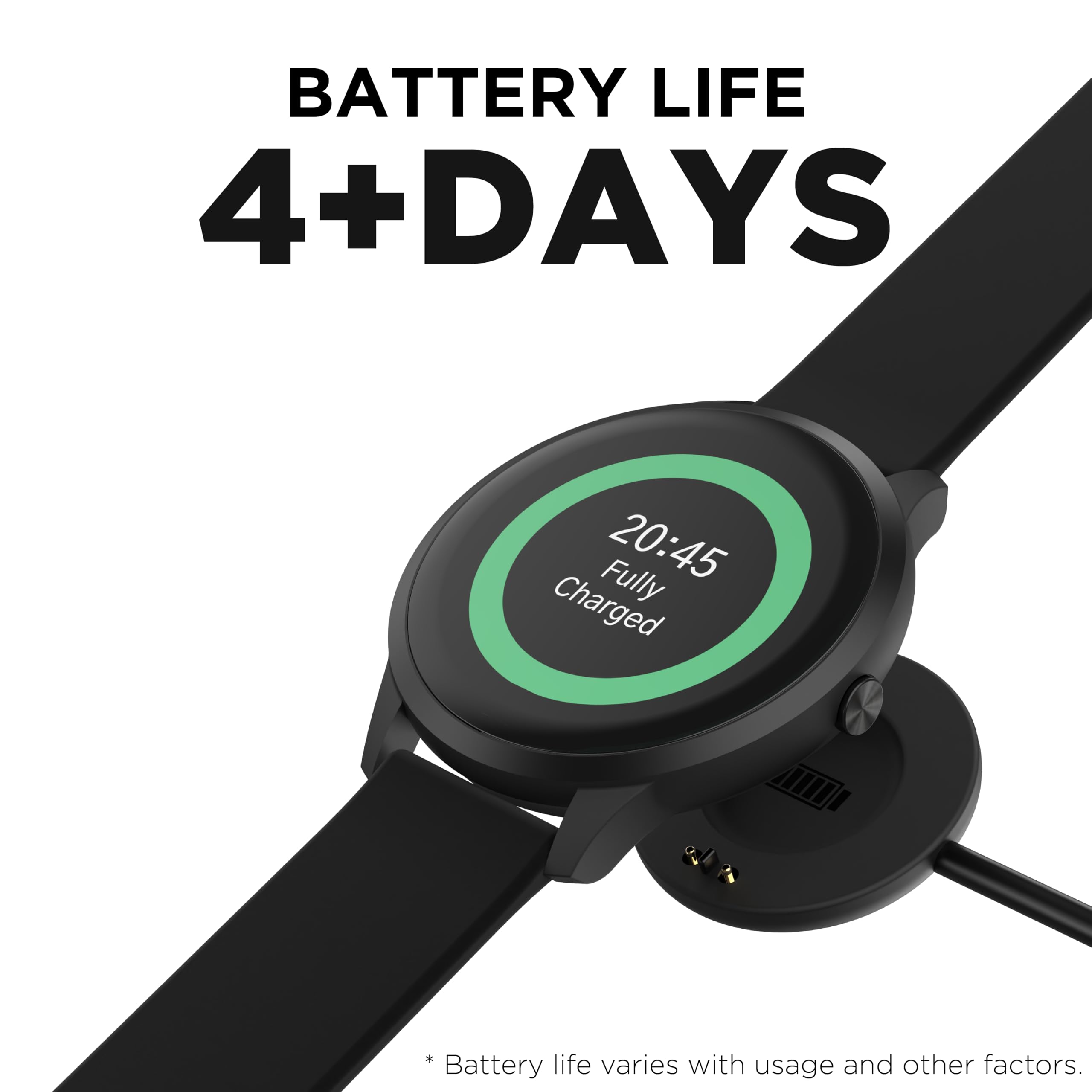 iTouch Sport 4 Smartwatch - Fitness Tracker, Heart Rate Monitor, Customizable Watch Face - Activity and Calorie Tracker - 100+ Sports Modes - Bluetooth Connectivity 6