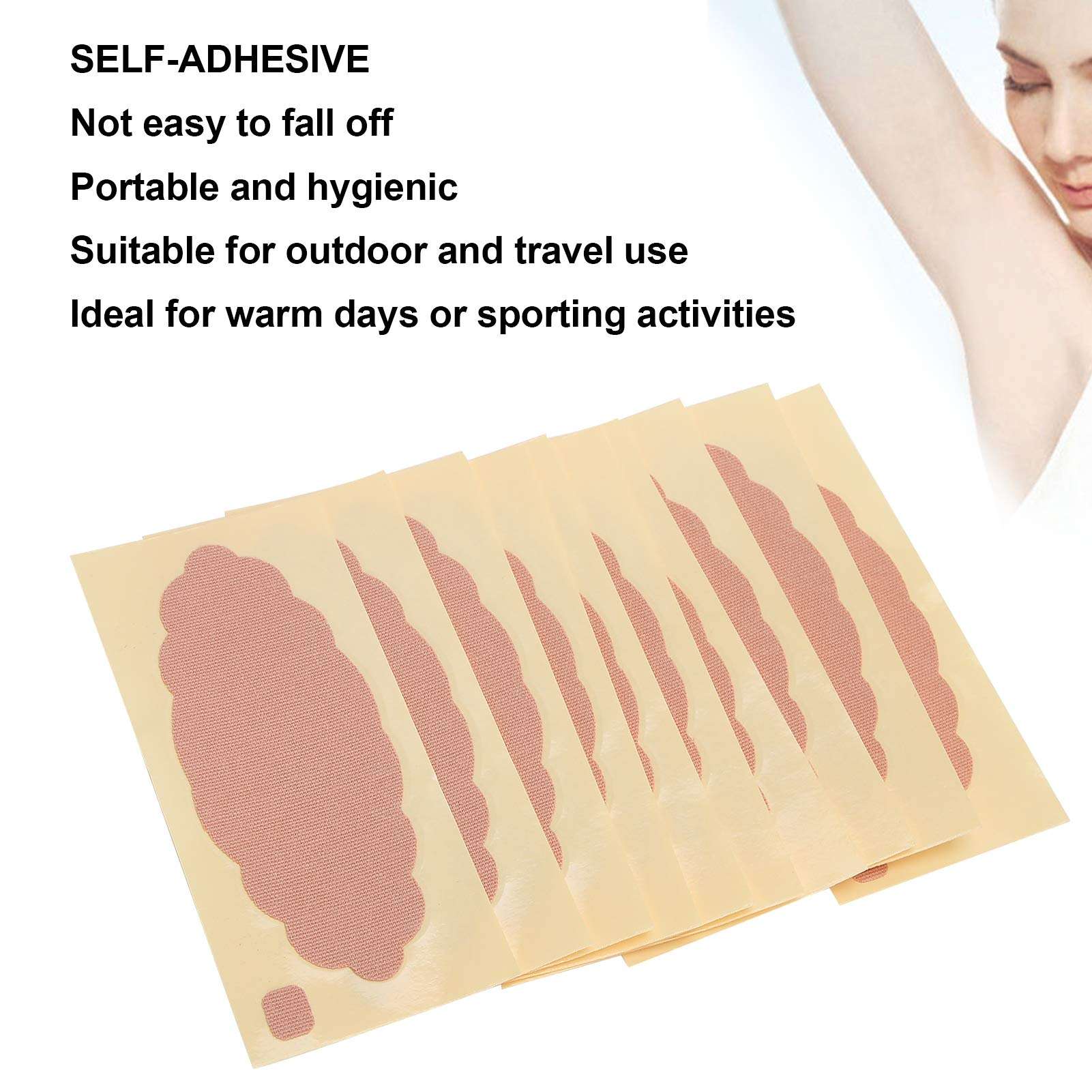 Underarm Sweat Absorbing Pads, Unisex Disposable Armpit Patches For & Anti Perspiration, Perspiration Fight Hyperhidrosis Underarm Sweat Sticker 3