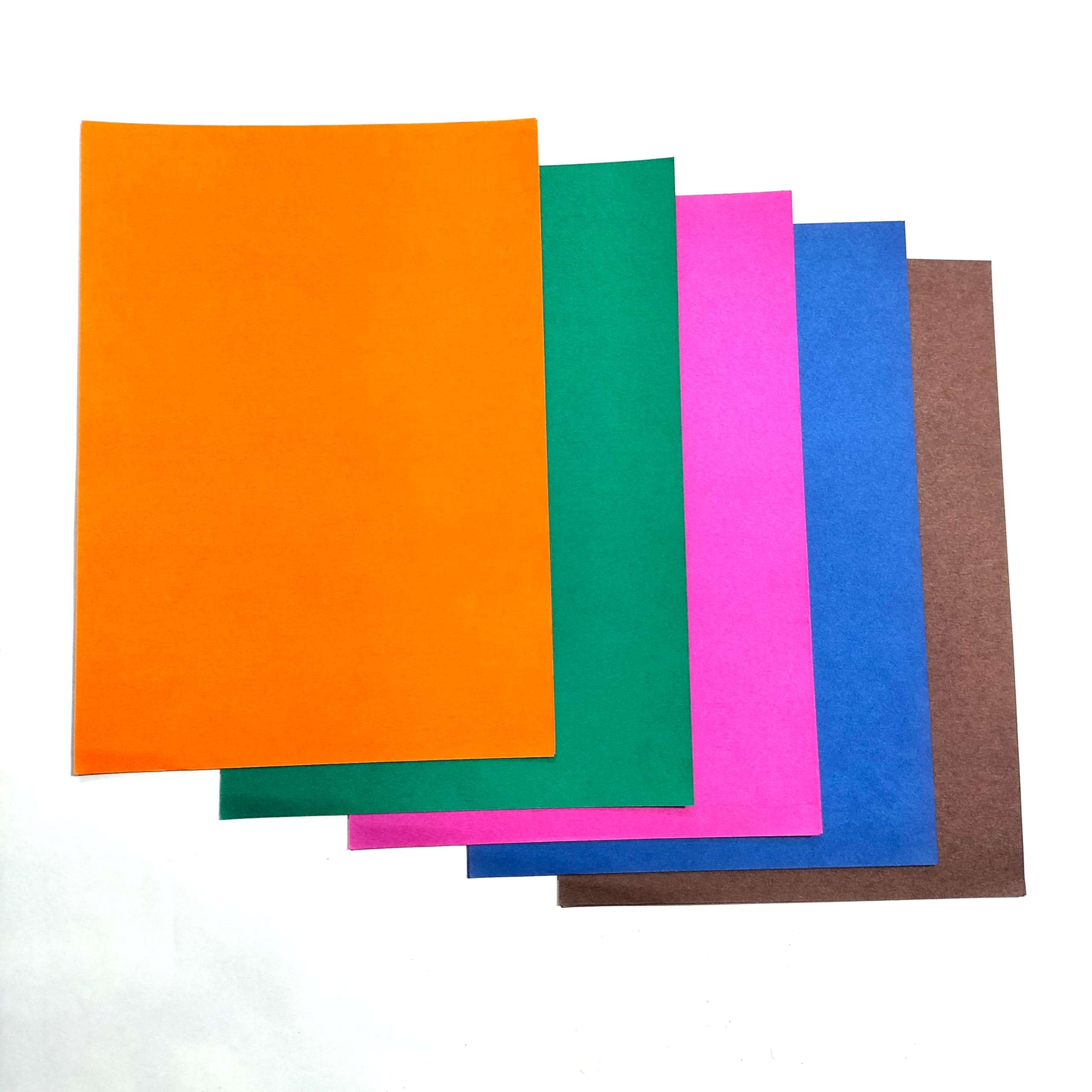 Multi Colour craft papers set for school projects | A4 Glitter sheets | Square oragami paper | Light Pastel Sheets| For college projects | Double Sided Tape 2 Meter 4