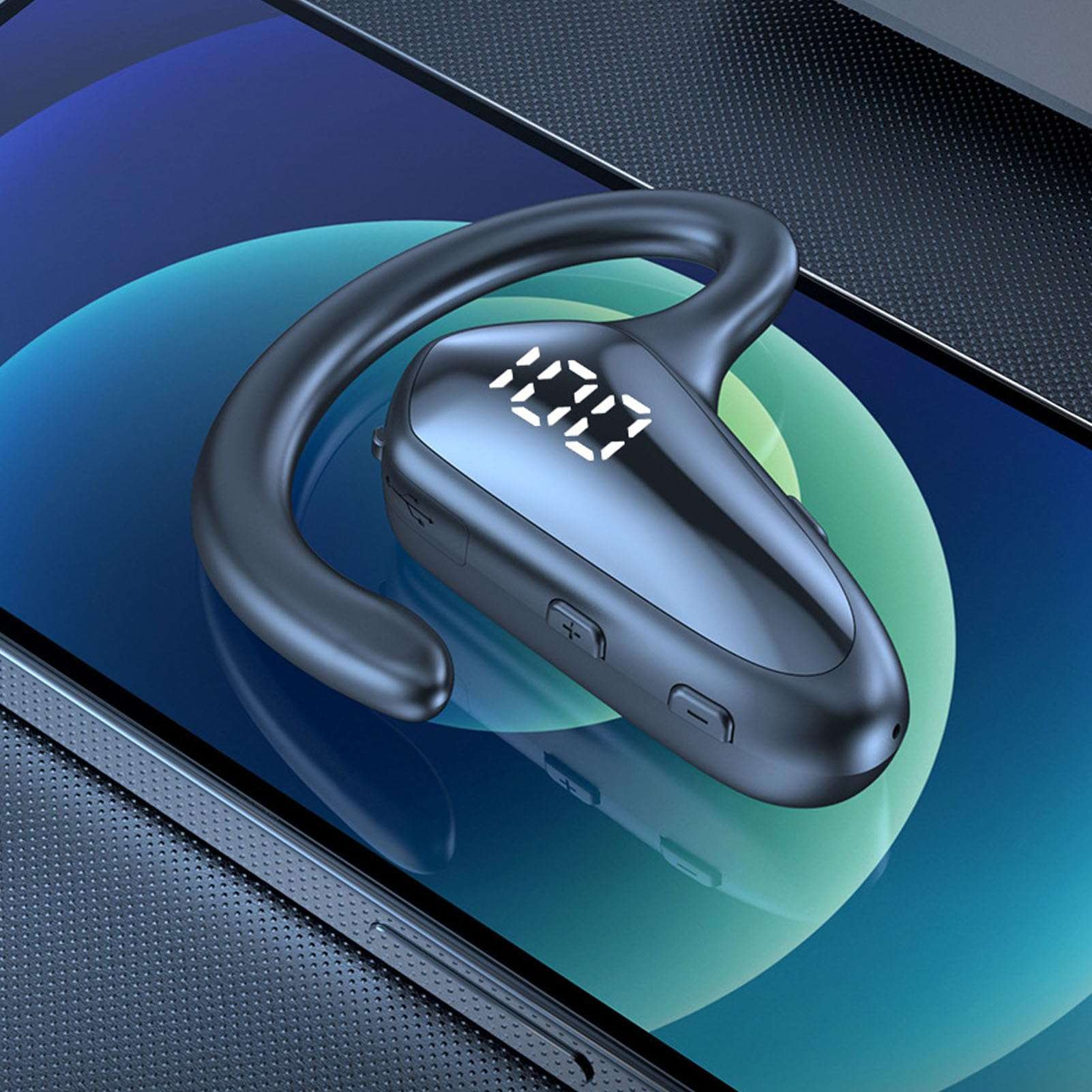 Earpiece with Diaphragm Speaker Unit, 5.1, Noise Reduction, Fast Charging, for iOS Tablet (Black) 6