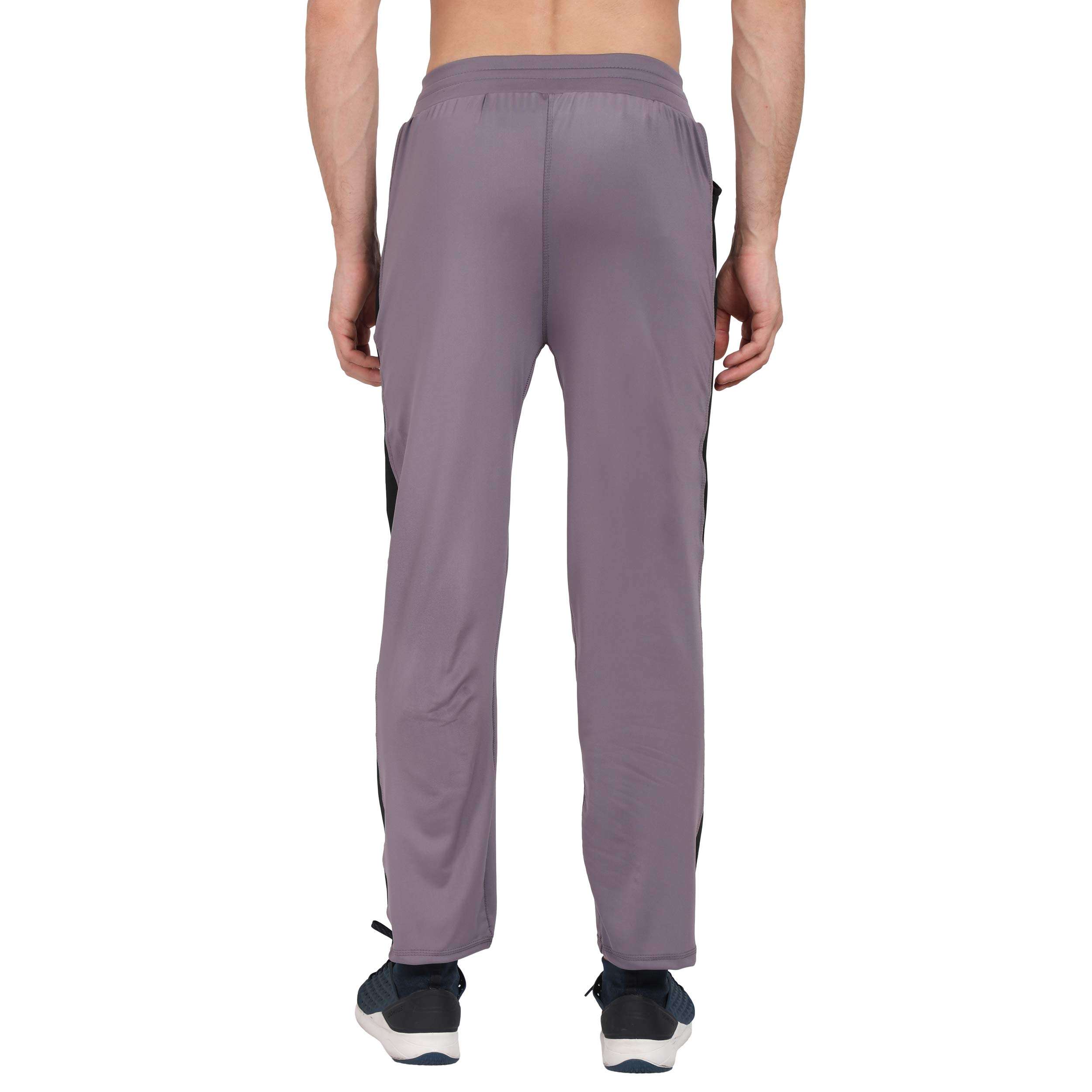 MGrandbear 4 Way Lycra/Fully Stretchable Gym/Track/Pyjama/Track Pants, Joggers, Sports Pajama Men's & Boys (30, Grey) 5