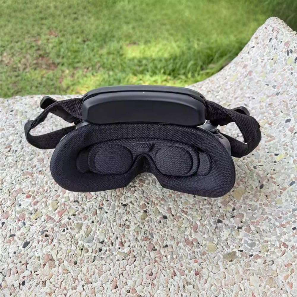 BEHORSE Goggles 3 Lens Protective Cover + Face Pad, Sponge Foam Padding Dustproof Eye Pad for DJI AVATA 2 Goggles 3 Accessories 5