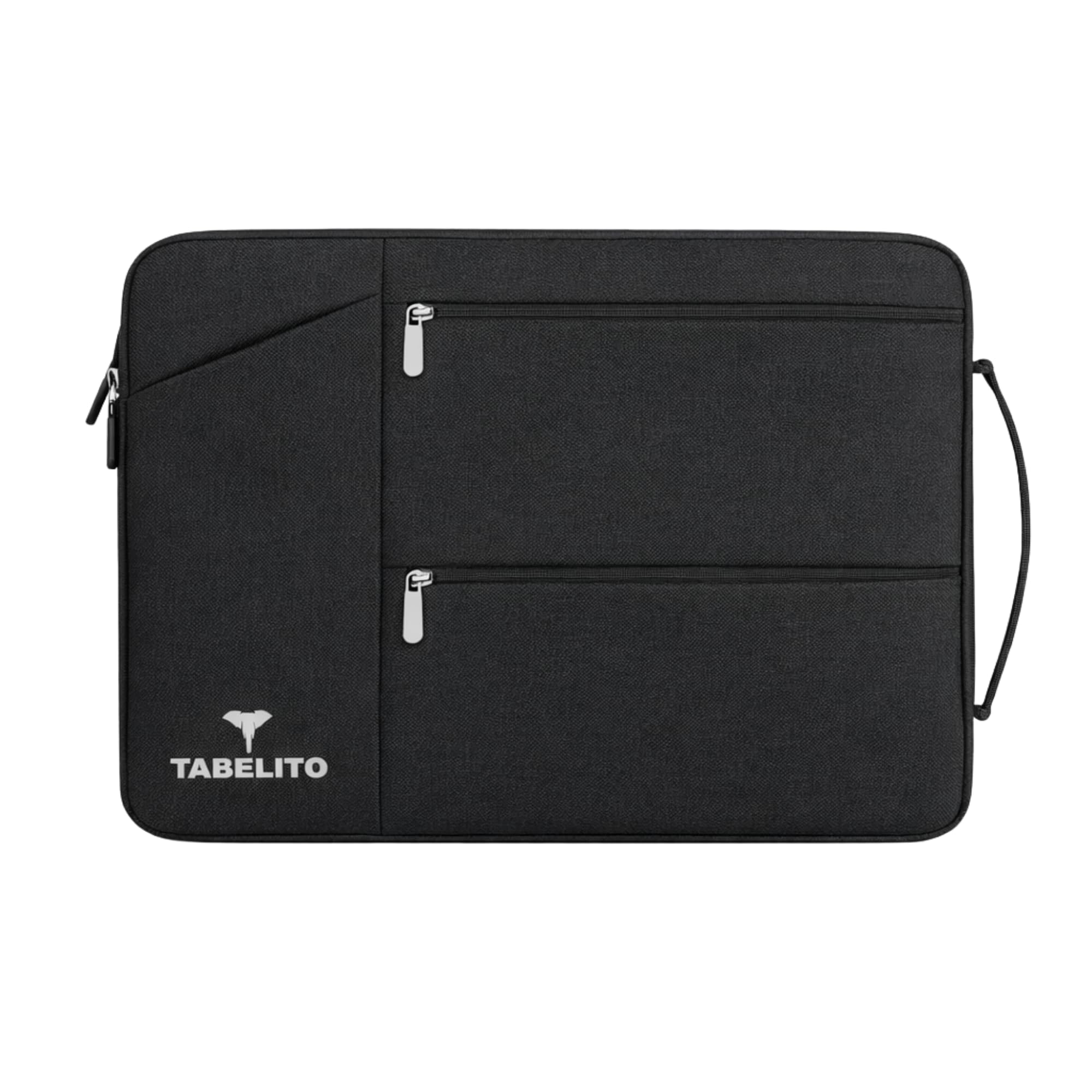 Tabelito® Hybrid Laptop Bag Sleeve Case Cover Pouch for 14 Inch Laptop Apple/Dell/Lenovo/Asus/Hp/Samsung/Mi/MacBook/Ultrabook/Thinkpad/Ideapad/Surfacepro (13.3 inch, Black)