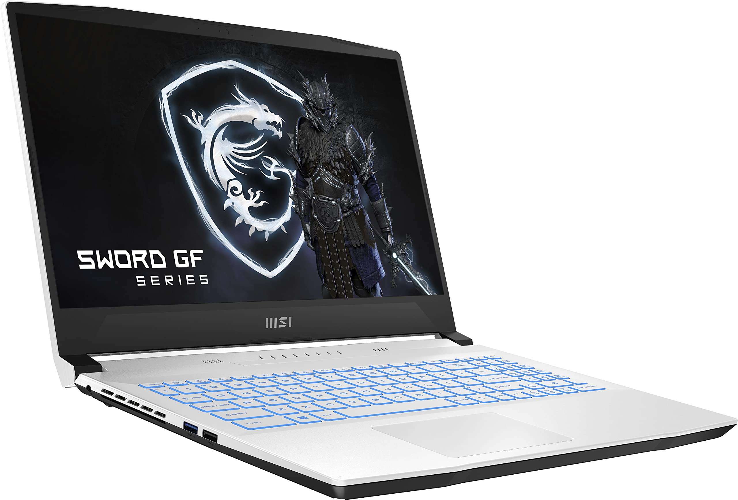 2022 MSI Sword 15.6"" Gaming Laptop, 144Hz IPS Level FHD, Intel Core i7-12650H 10-Core, 16GB DDR4, 1TB NVMe SSD, NVIDIA GeForce RTX 3060 6GB GDDR6, Backlit Keyboard, Windows 11 w/ 32GB USB, White 2