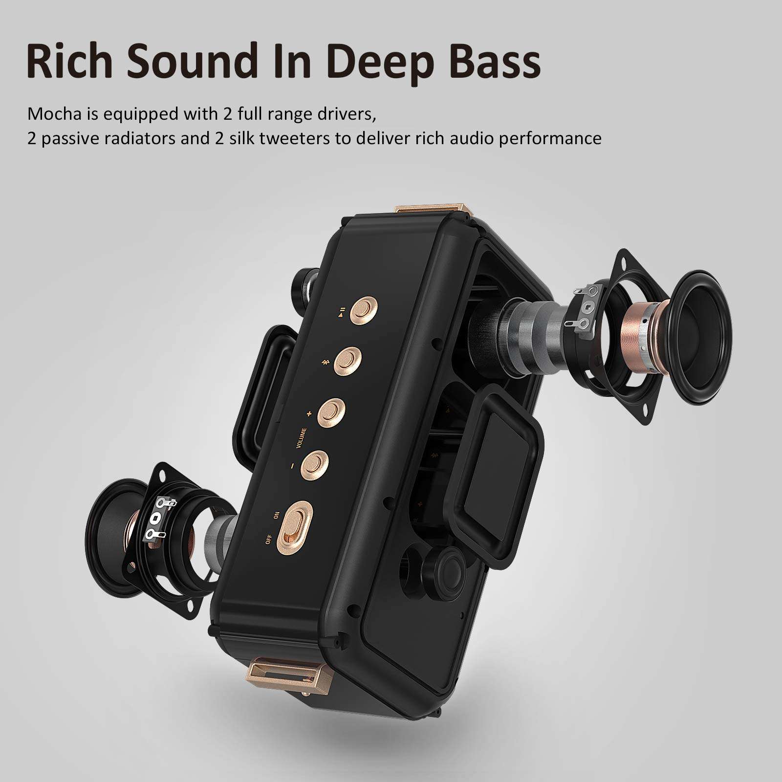 Divoom Voombox Outdoor Portable Shock Proof Wireless Bluetooth Speakers (Green) 3