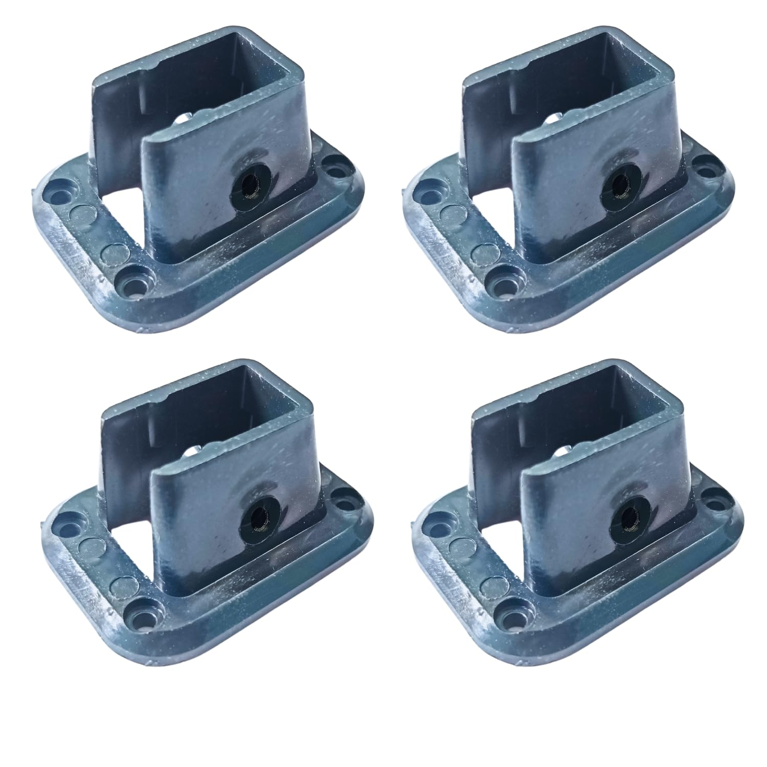 INNOVATE360 Plastic Foldable Laptop Table Leg Mounts (Latest Model Leg Mount Only, 4 Cm, 6 Cm, Black) 1