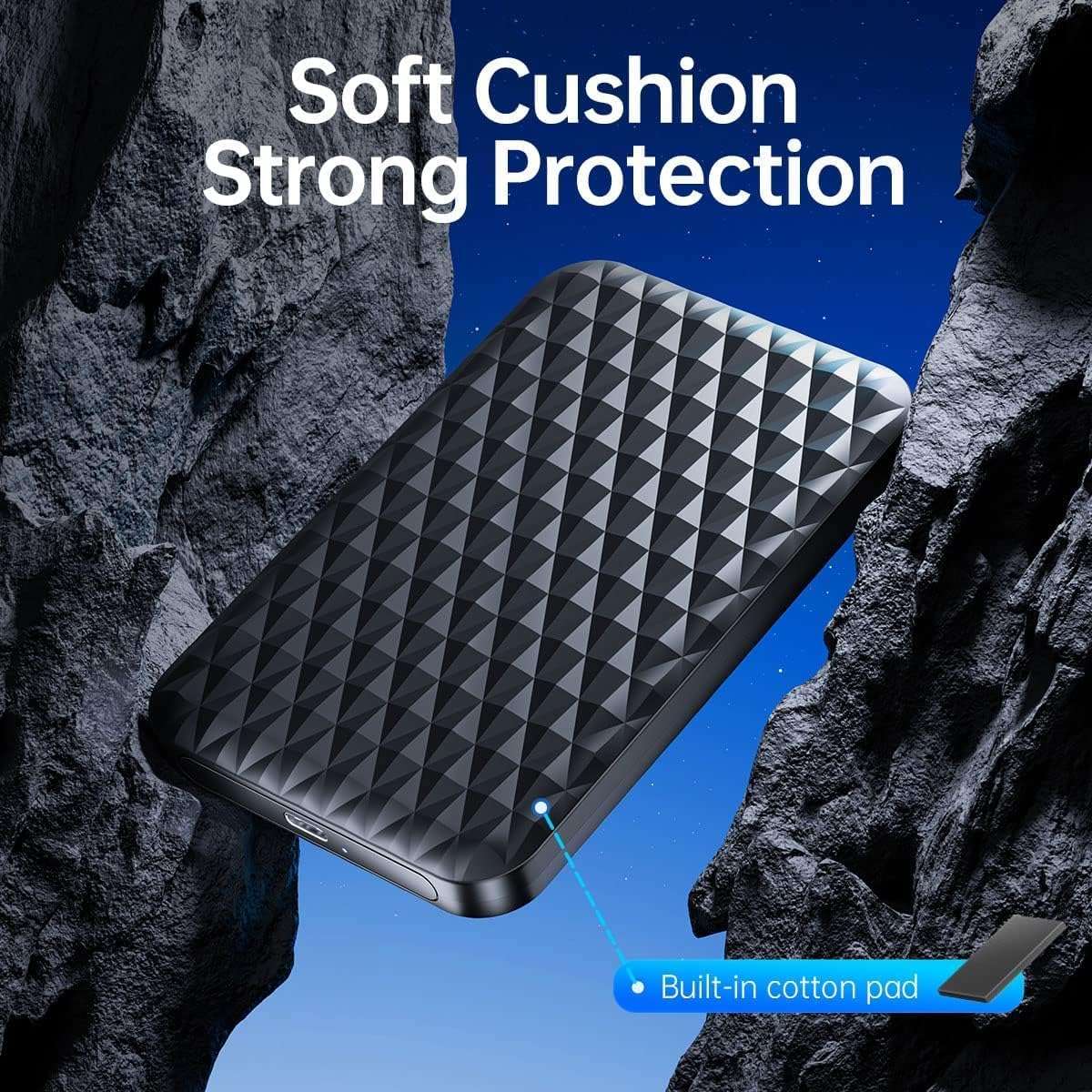 250GB Portable External Hard Disk - USB 3.0 HDD for Windows, Mac, and Linux - High-Speed Data Transfer, Compact and Durable - Plug and Play Backup Storage.(250 GB) 5